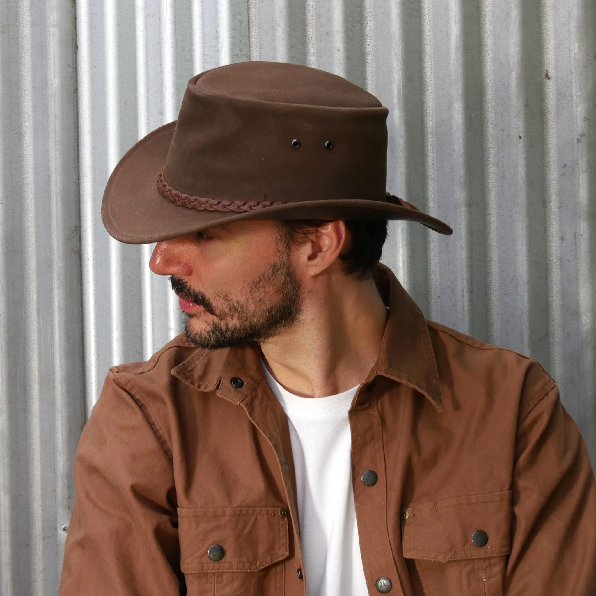 Tennyson Suede Leather Hat - Image 12