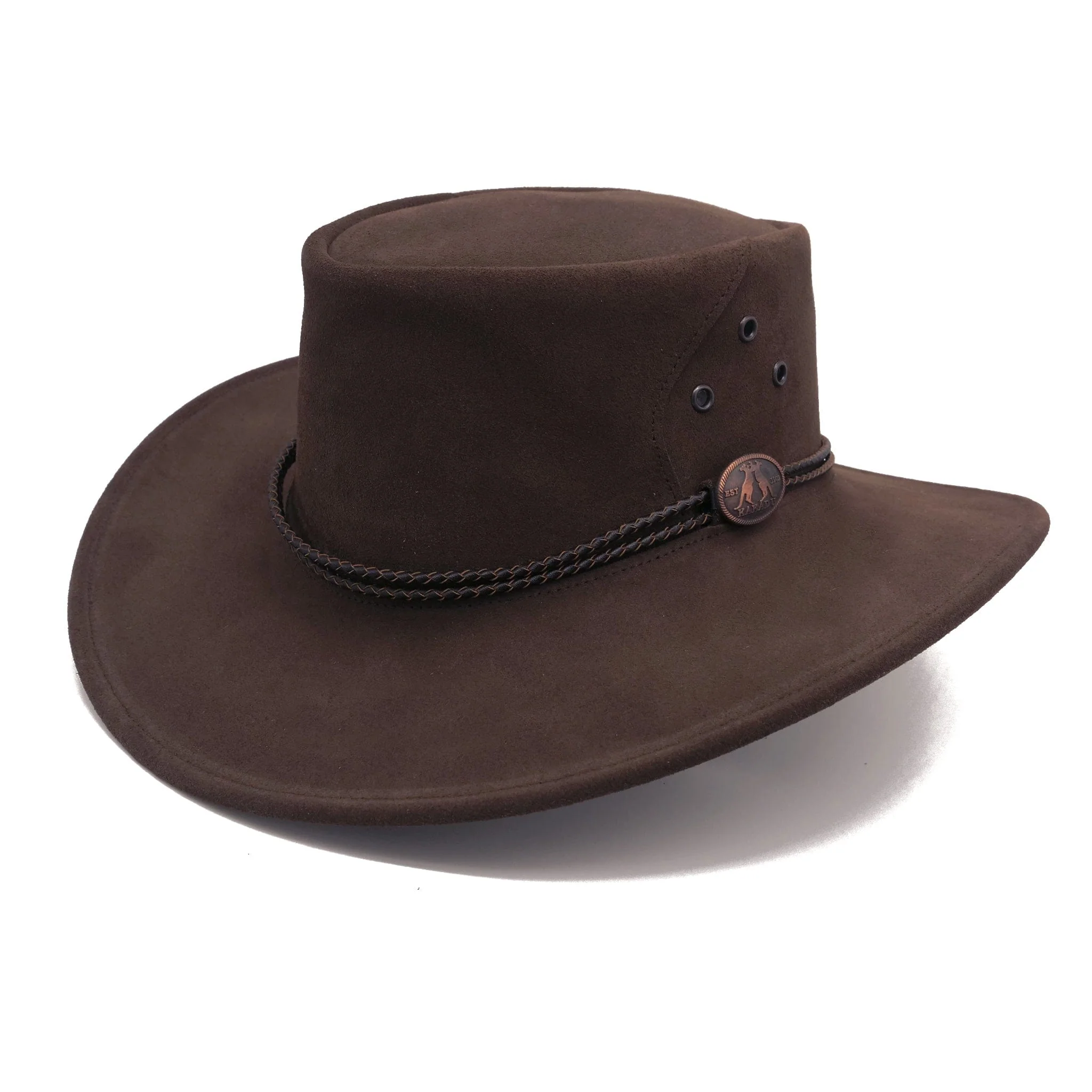 Bairnsdale Suede Leather Hat - Image 13