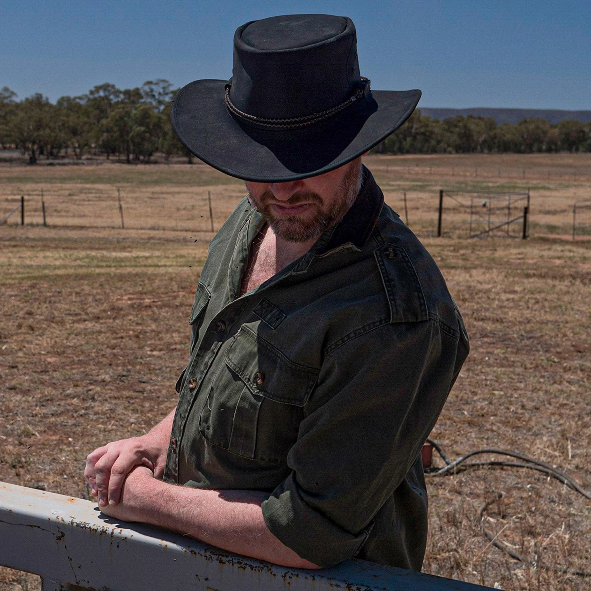 Bairnsdale Suede Leather Hat - Image 8