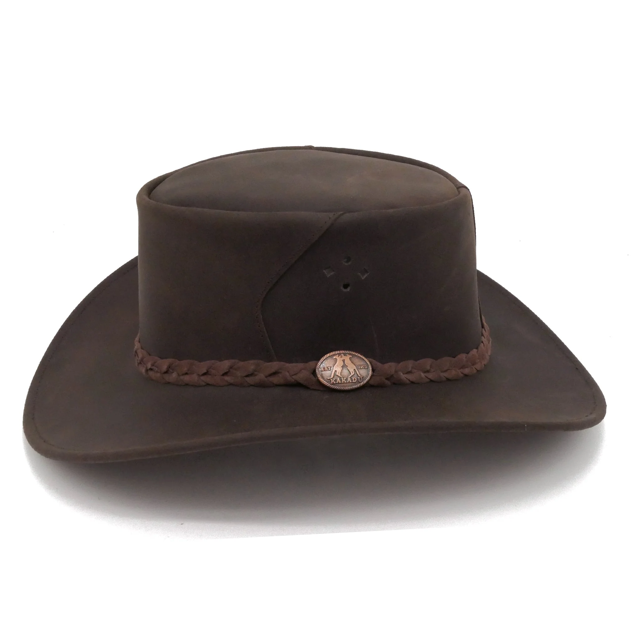 Albury Leather Hat - Image 4