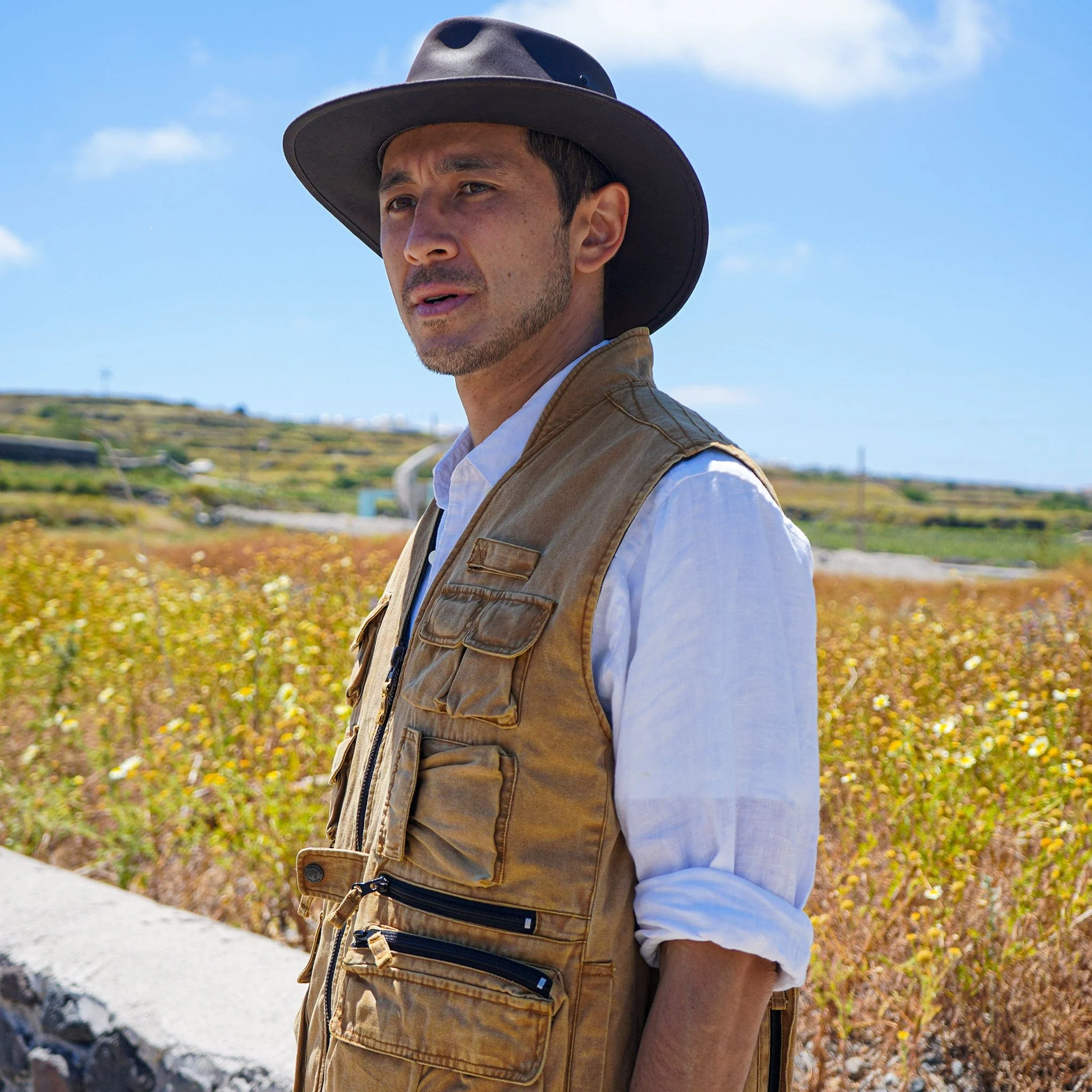 Albury Leather Hat - Image 7
