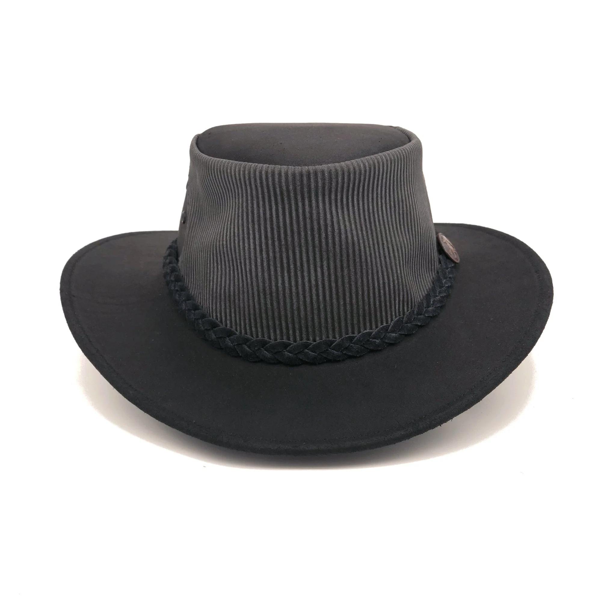 Newtowner Leather Hat in Black - Image 4