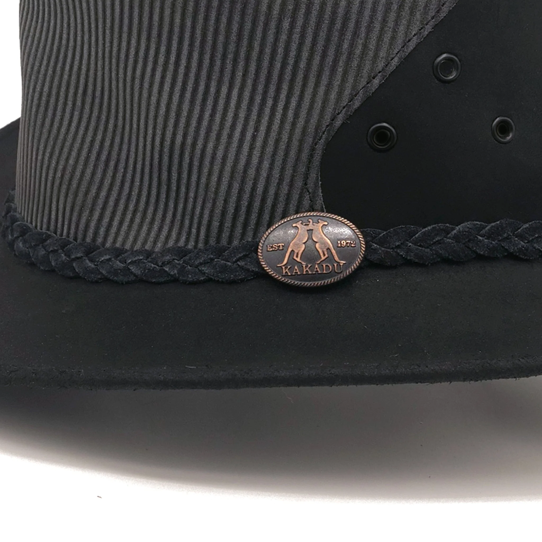 Newtowner Leather Hat in Black - Image 5