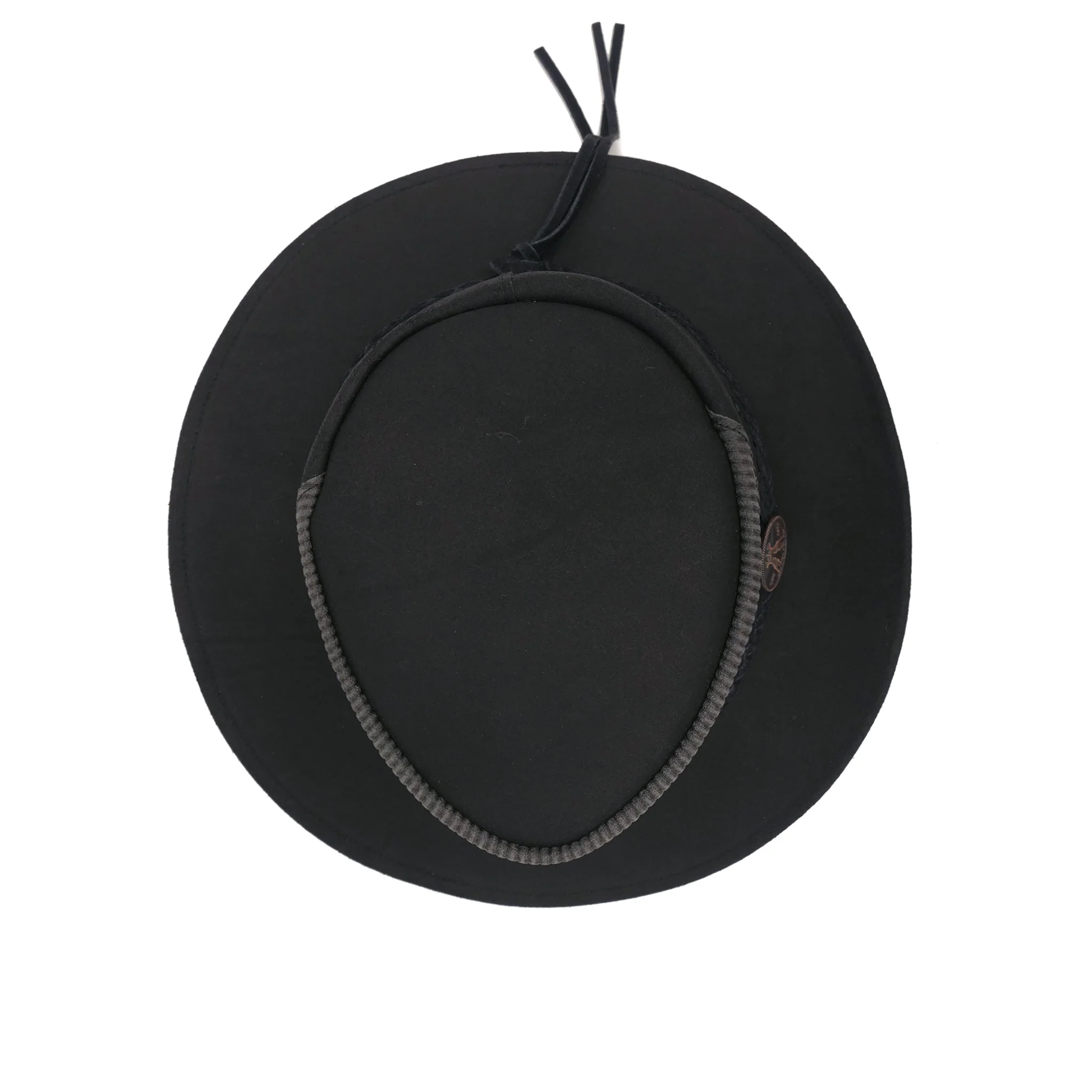 Newtowner Leather Hat in Black - Image 6