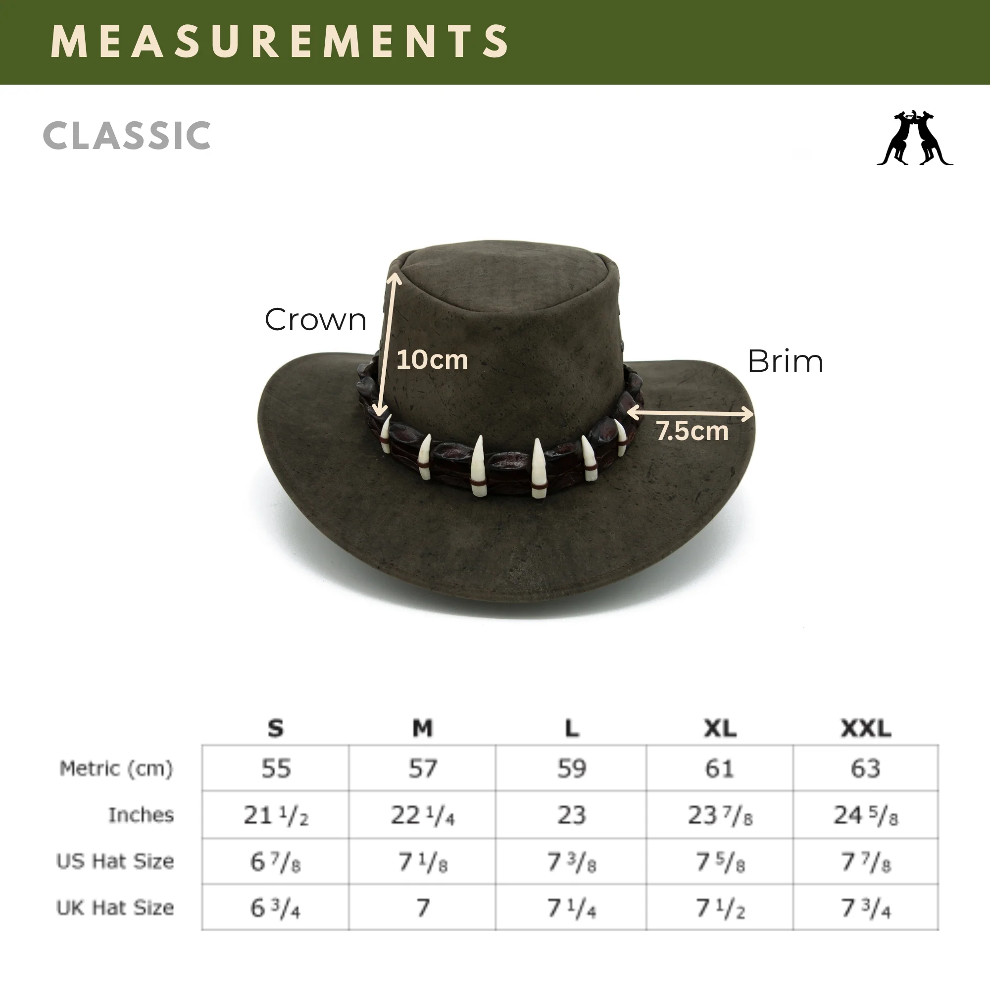 Roo Dundee Leather Hat - Image 13