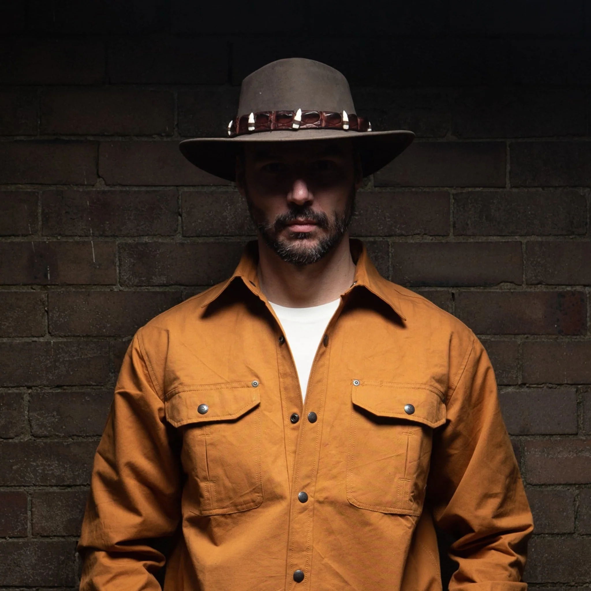 Roo Dundee Leather Hat - Image 4