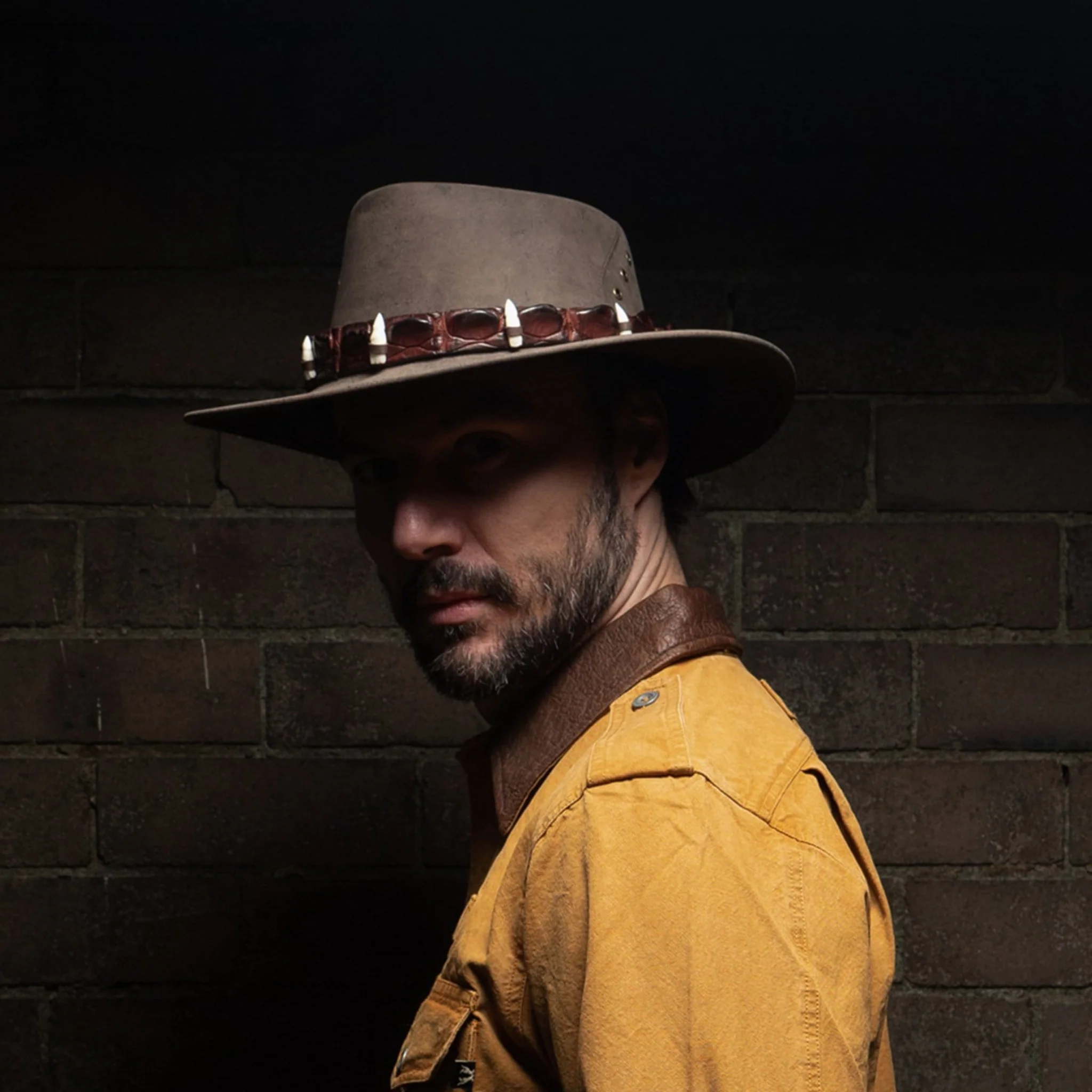 Roo Dundee Leather Hat - Image 6