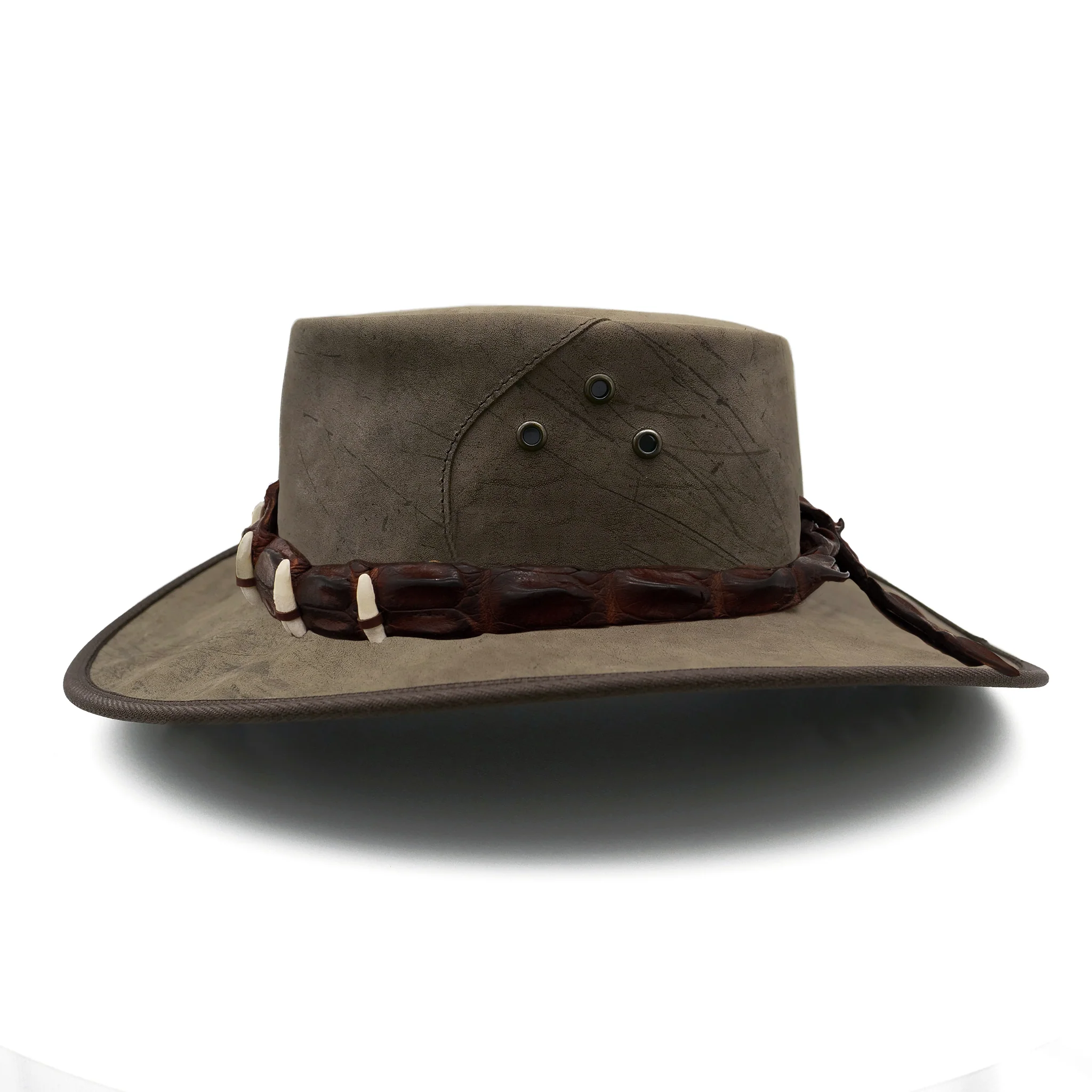 Roo Dundee Leather Hat - Image 9