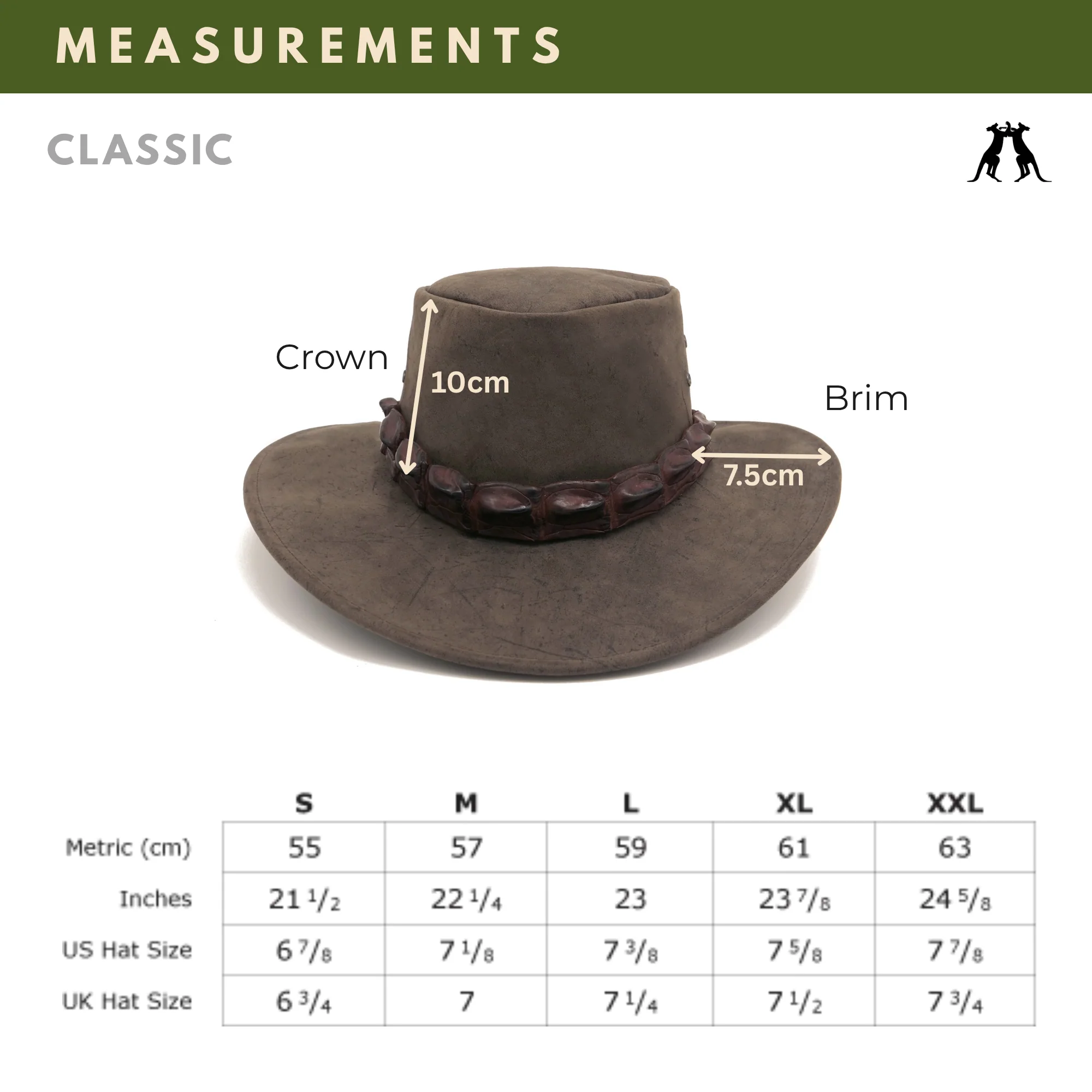 Karumba Kangaroo Leather Hat - Image 12