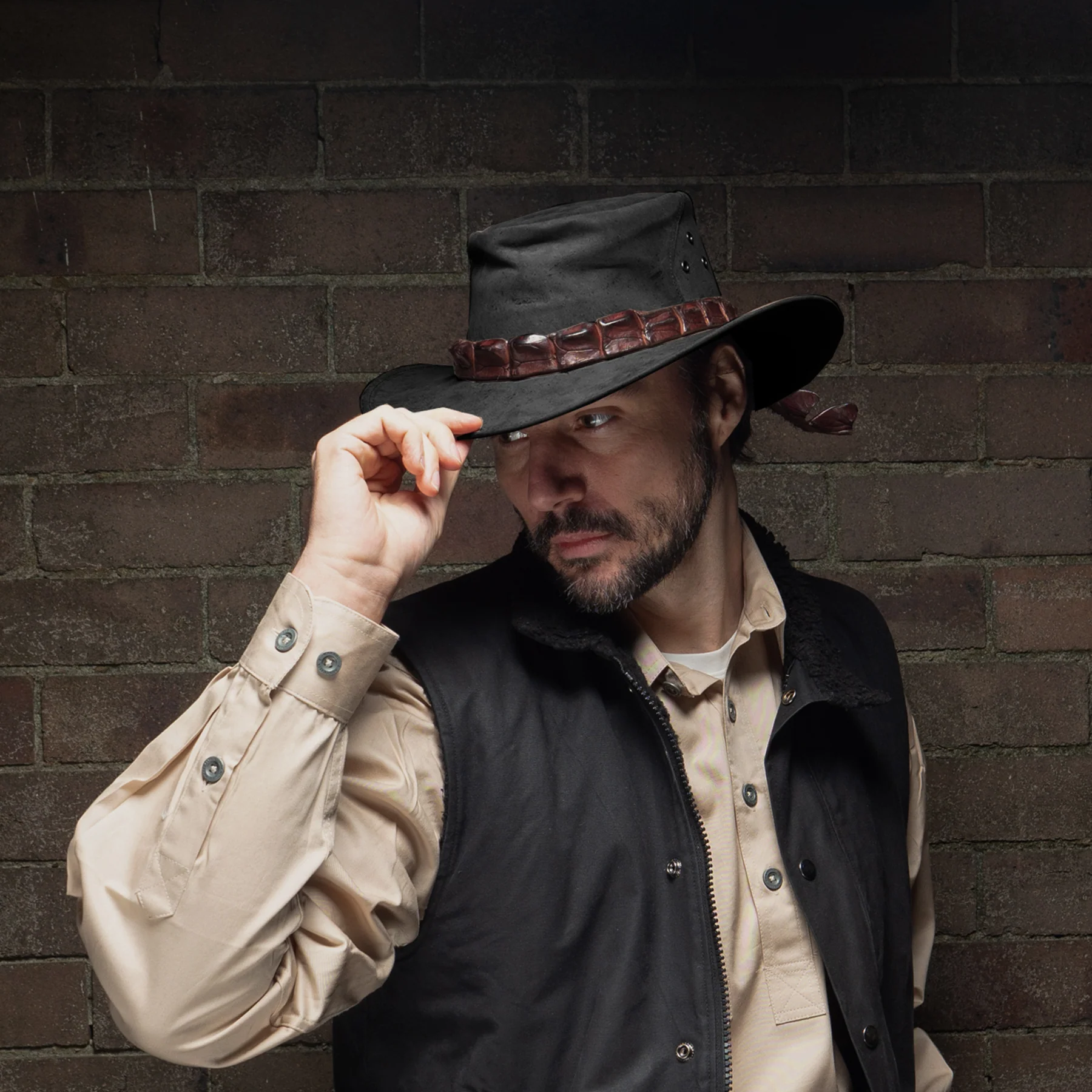 Karumba Kangaroo Leather Hat - Image 9