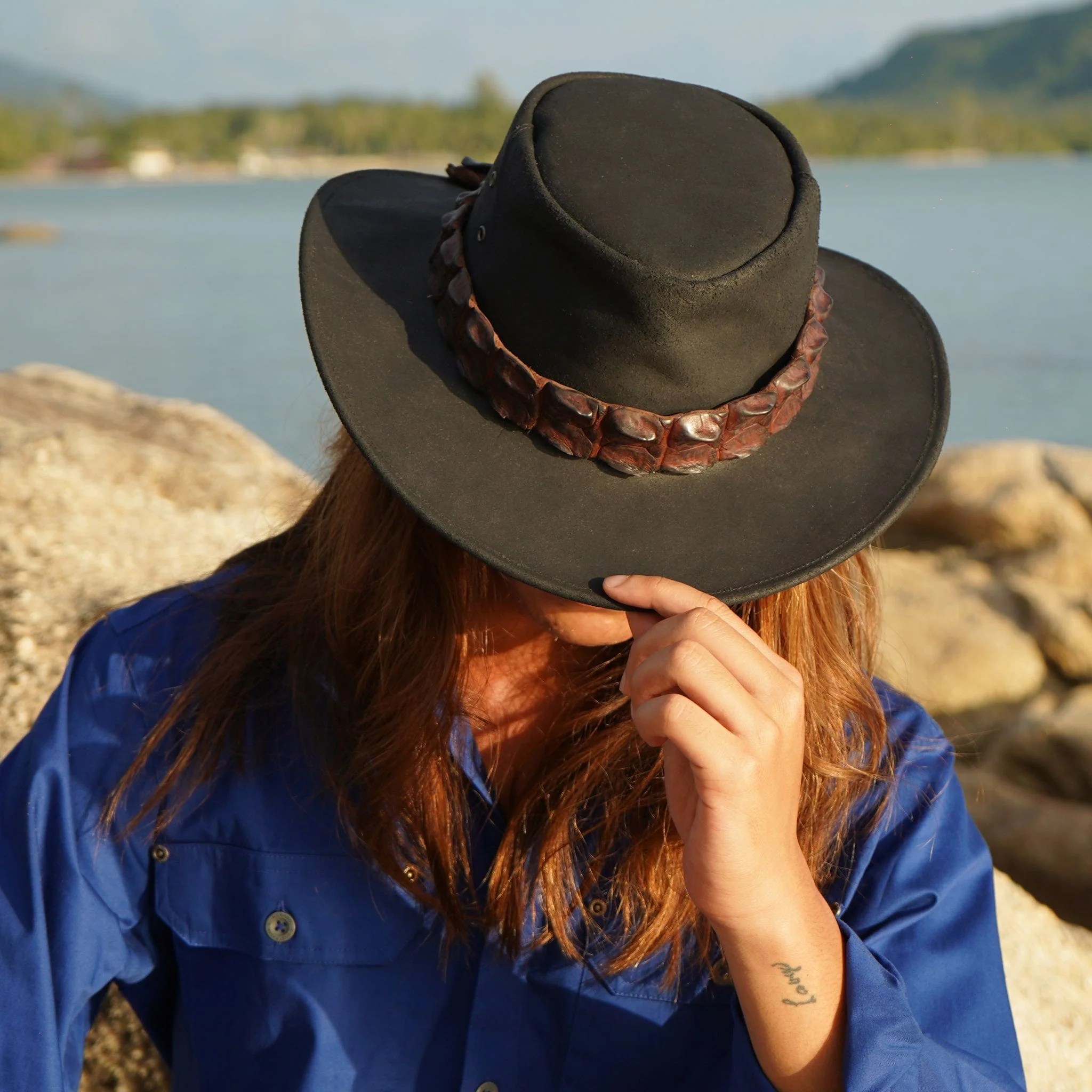 Tenterfield Shapeable Leather Hat - Image 9
