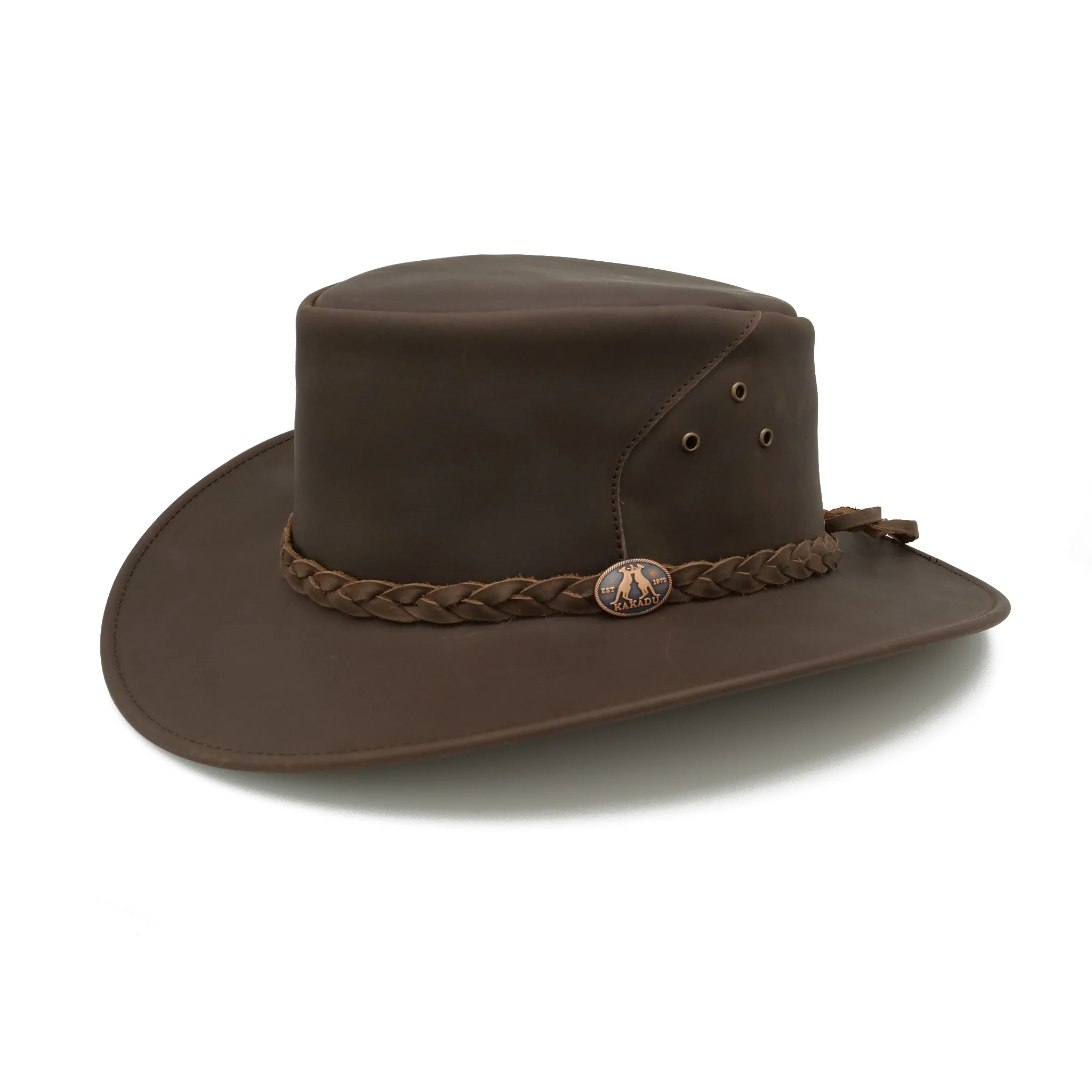 Busselton Leather Hat - Image 4