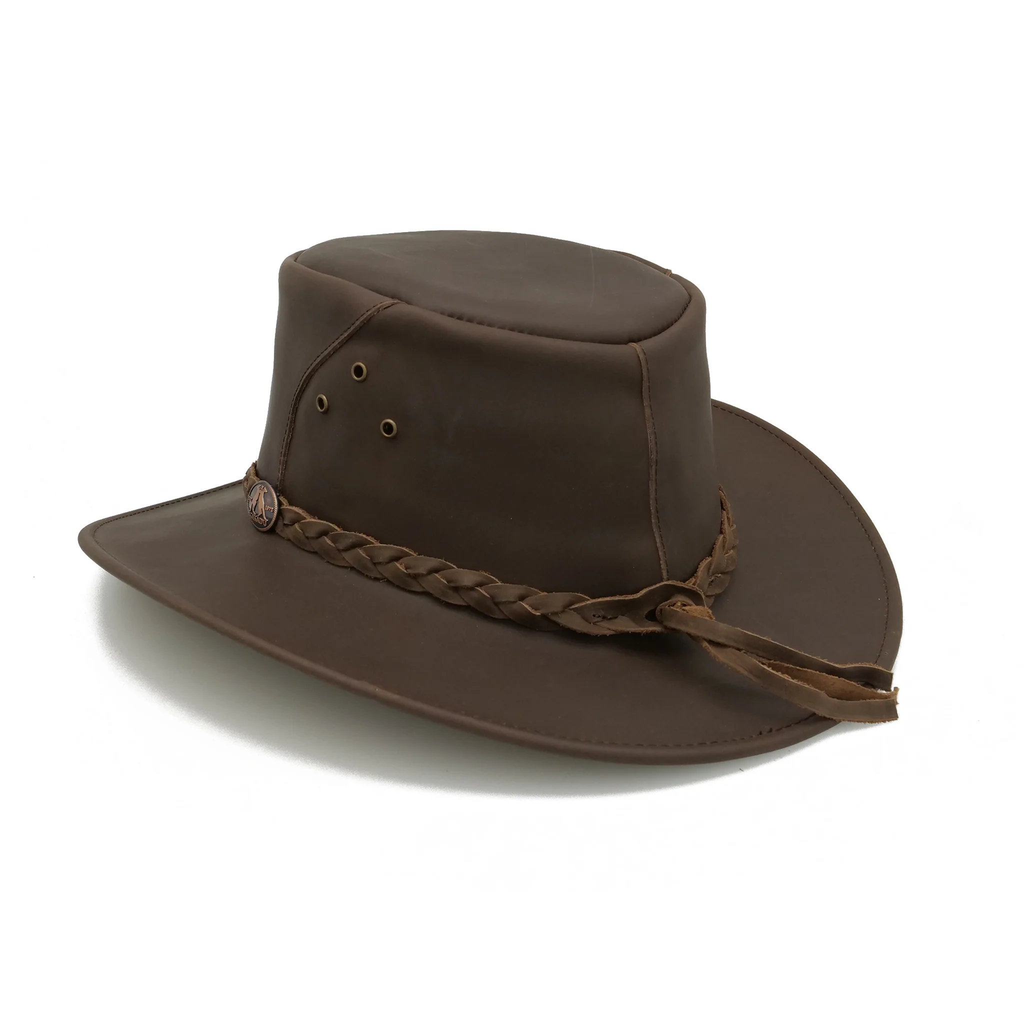 Busselton Leather Hat - Image 5