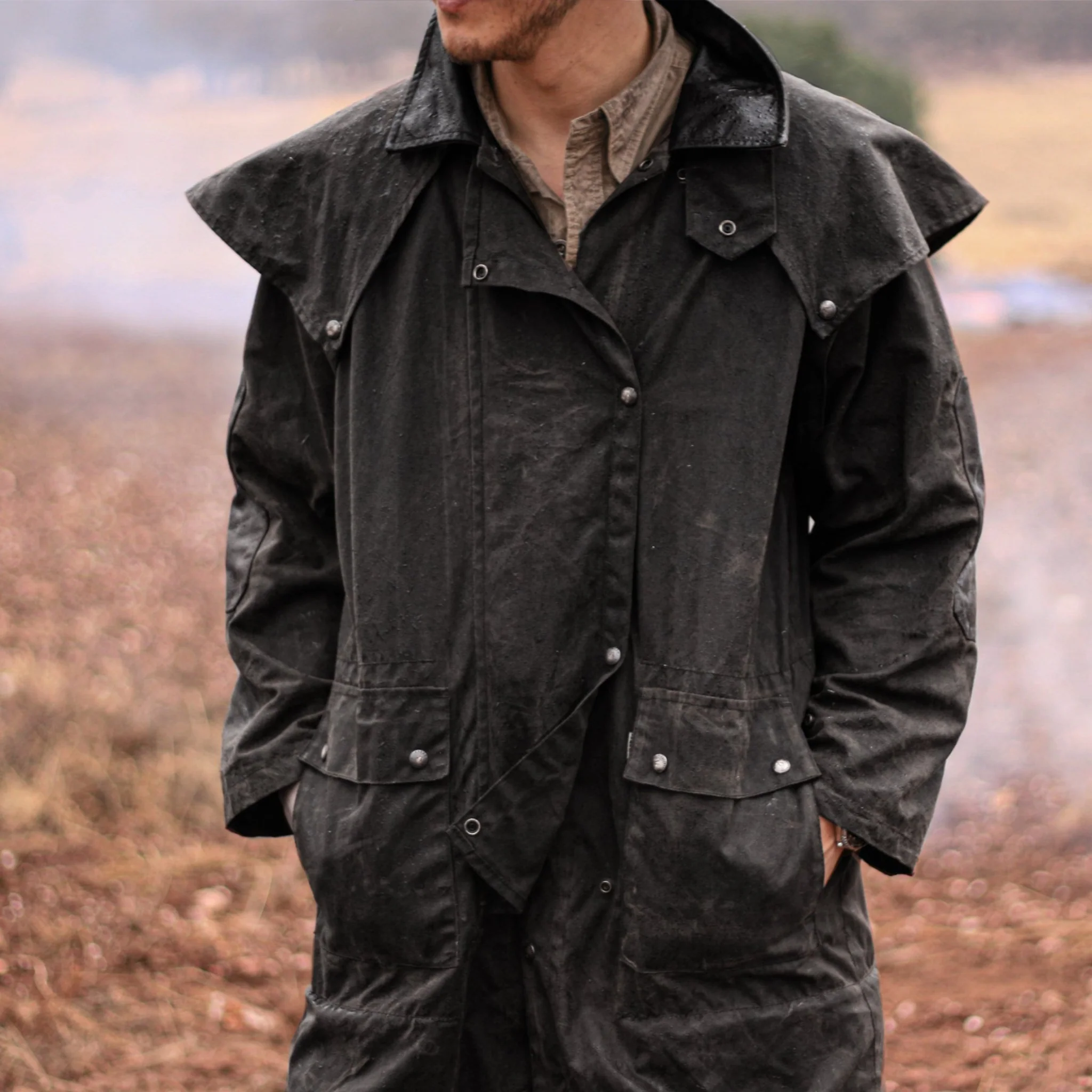 Long Rider 3-in-1 Oilskin Coat - Image 17