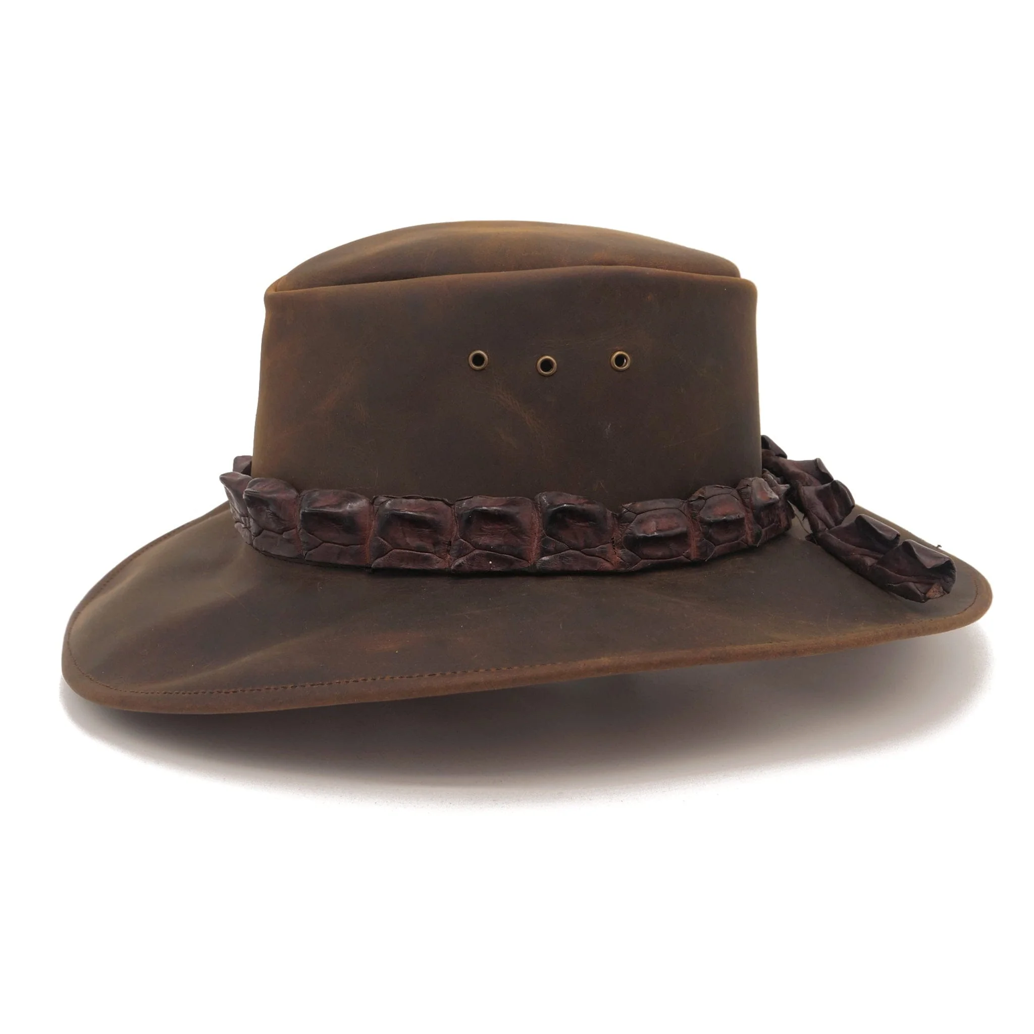 Longreach Shapeable Leather Hat - Image 11