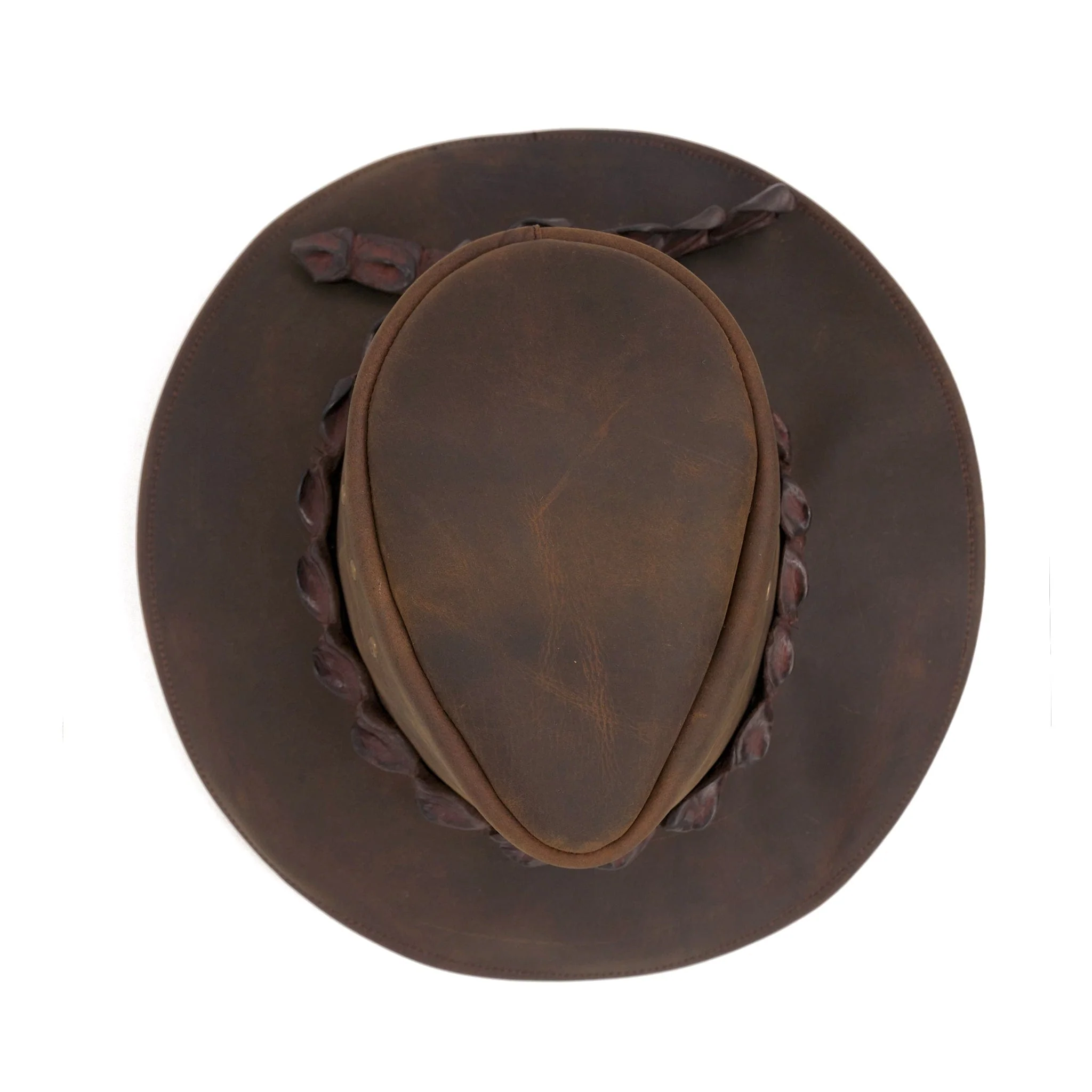 Longreach Shapeable Leather Hat - Image 12