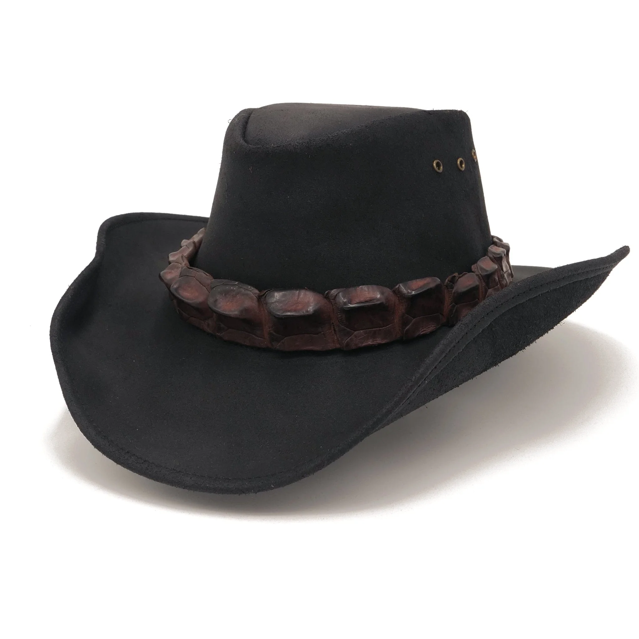 Longreach Shapeable Leather Hat - Image 4