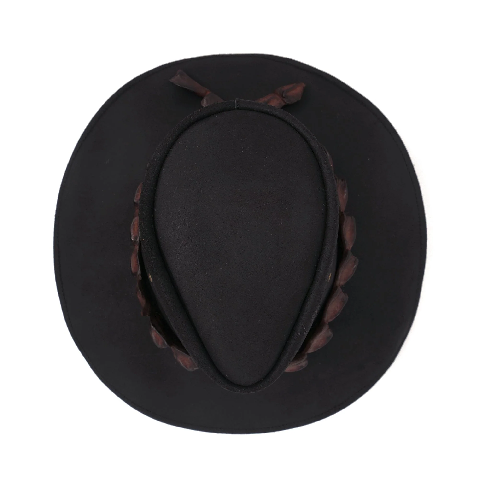 Longreach Shapeable Leather Hat - Image 6