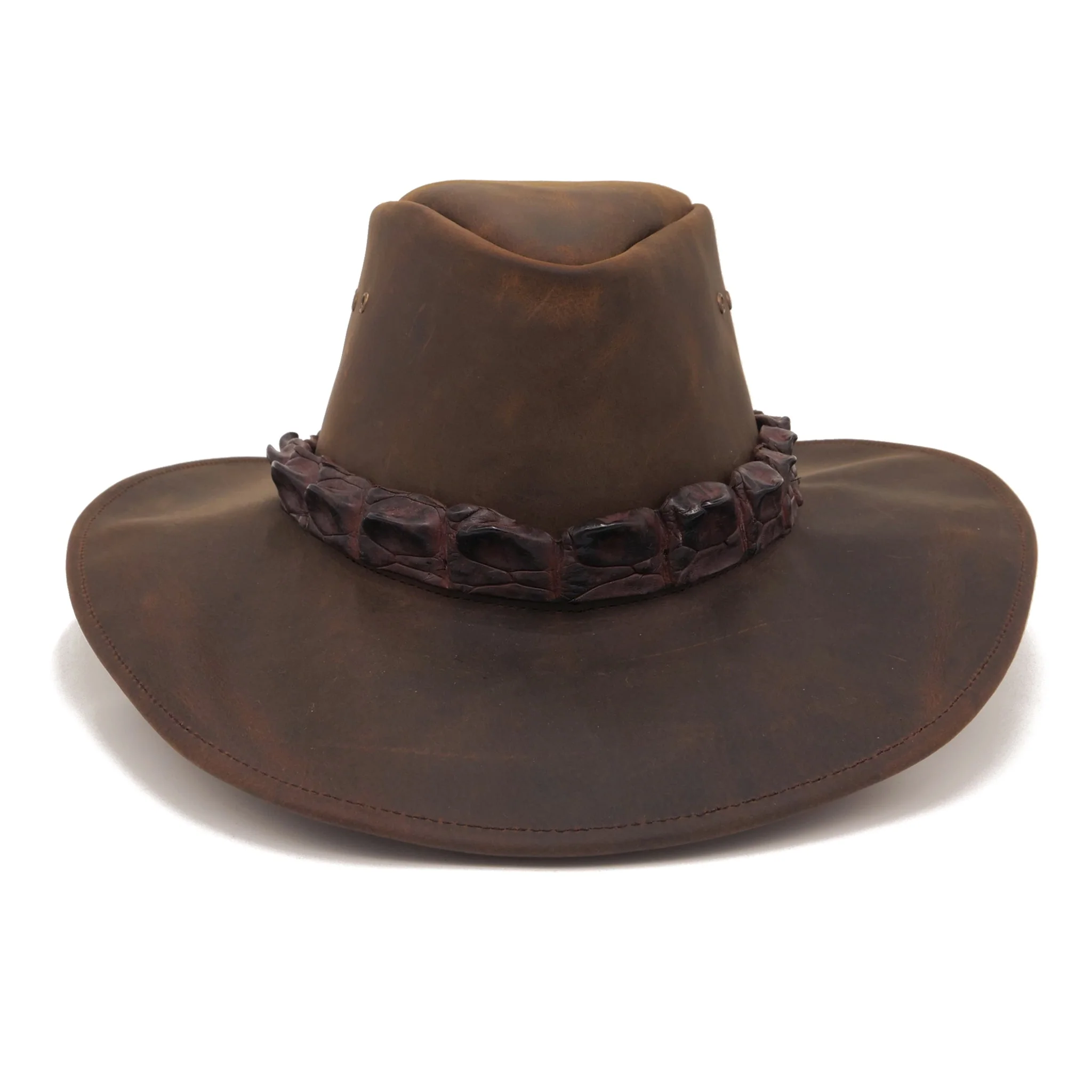 Longreach Shapeable Leather Hat - Image 9
