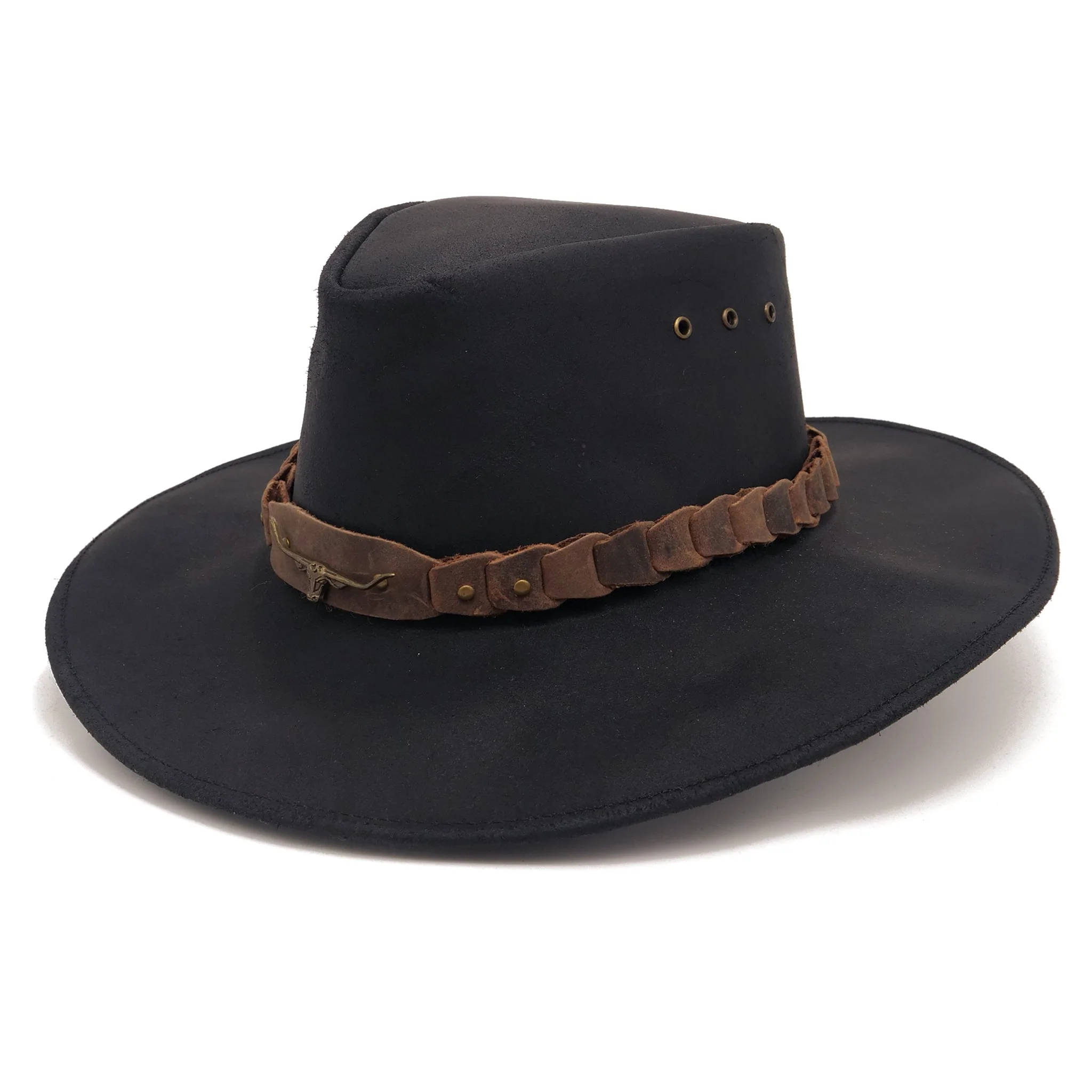 Brumby Shapeable Leather Hat - Image 11