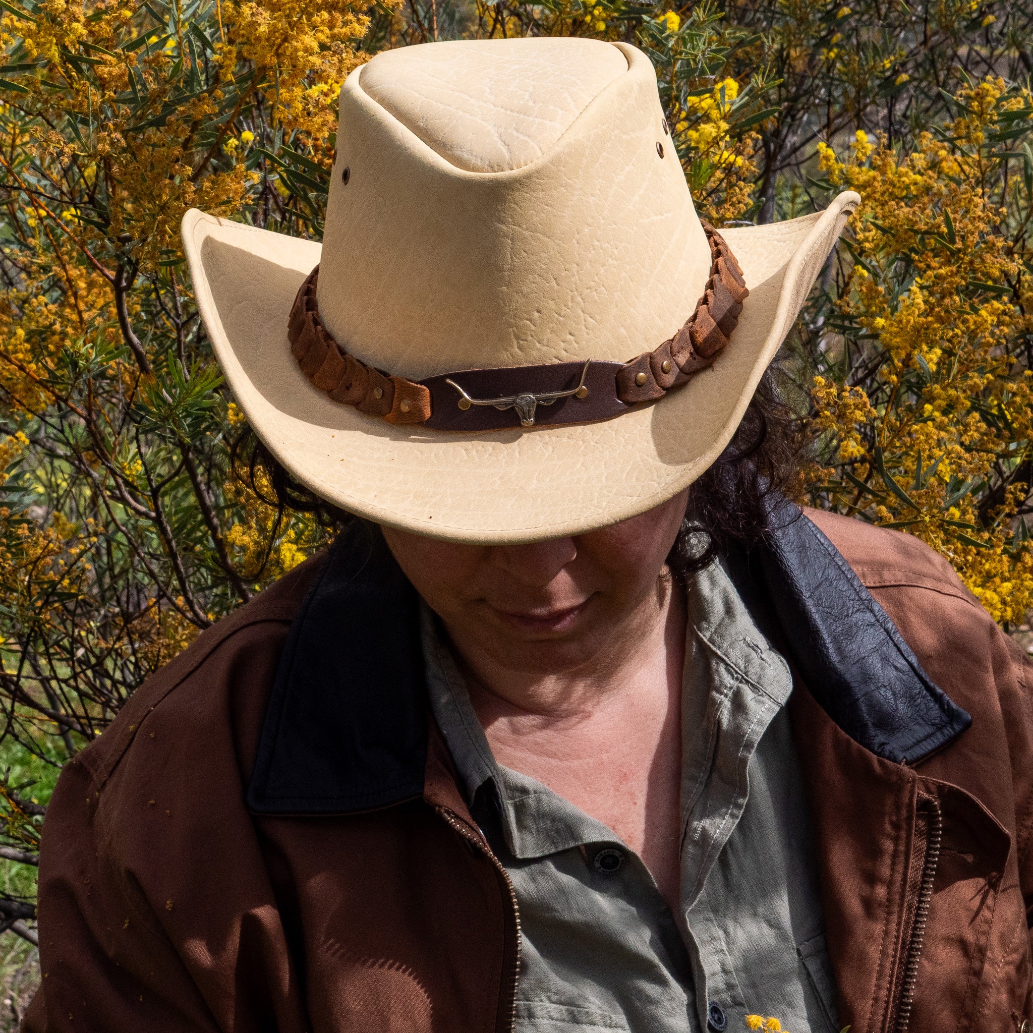Brumby Shapeable Leather Hat - Image 22
