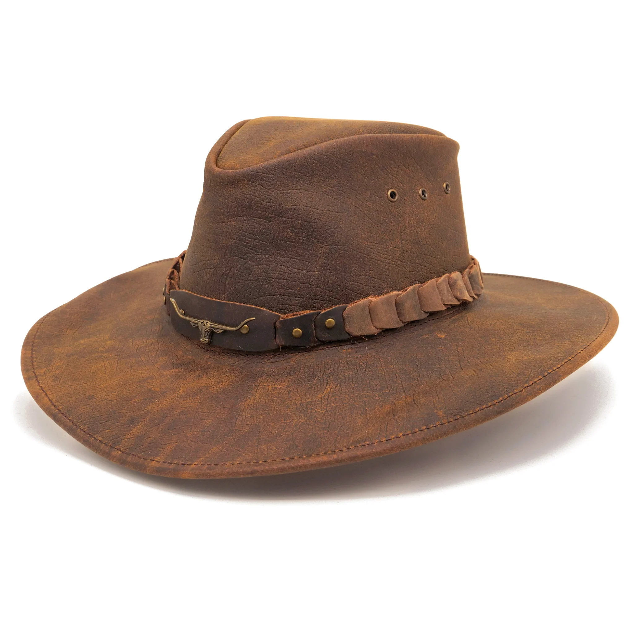 Brumby Shapeable Leather Hat - Image 4