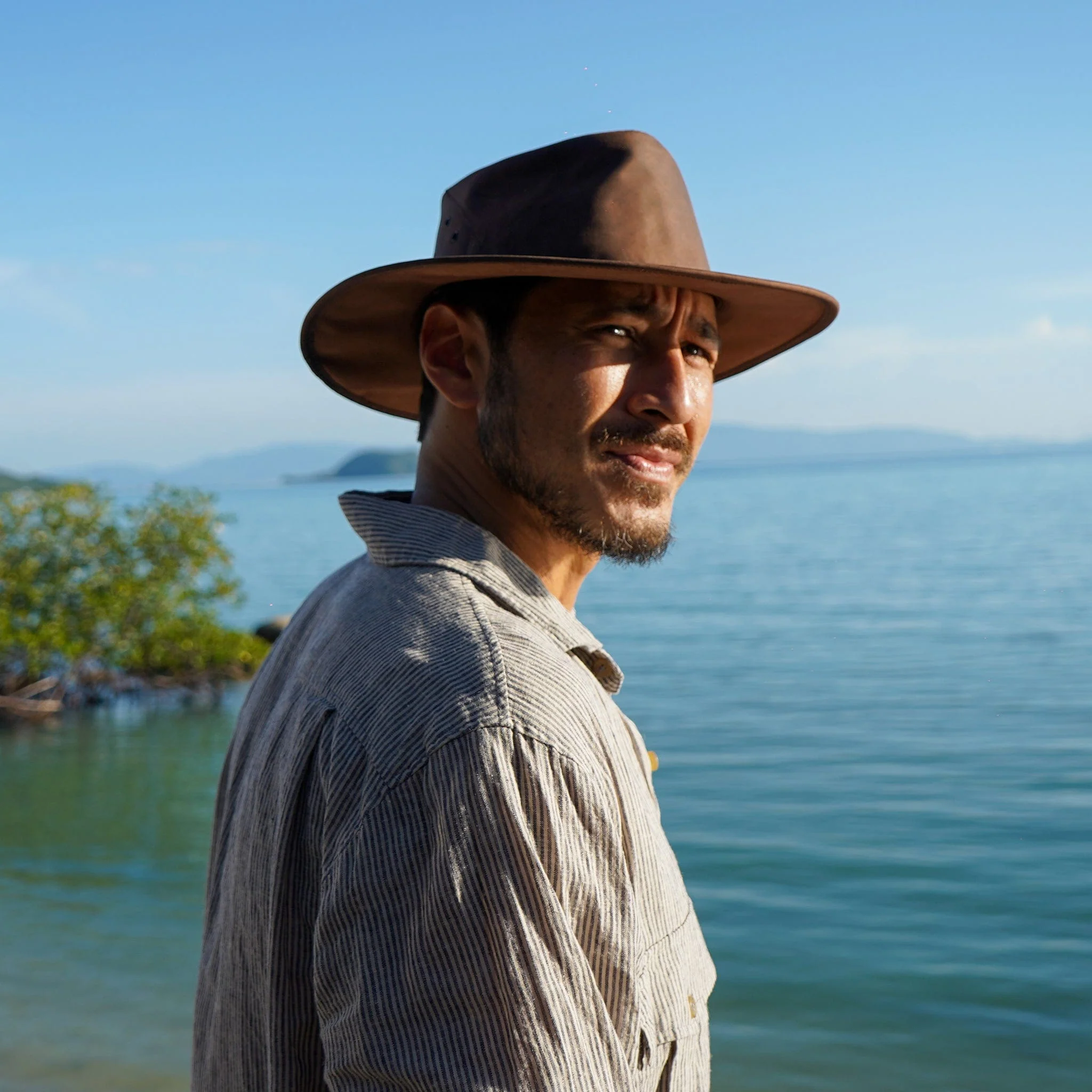Darwin Kangaroo Leather Hat - Image 12