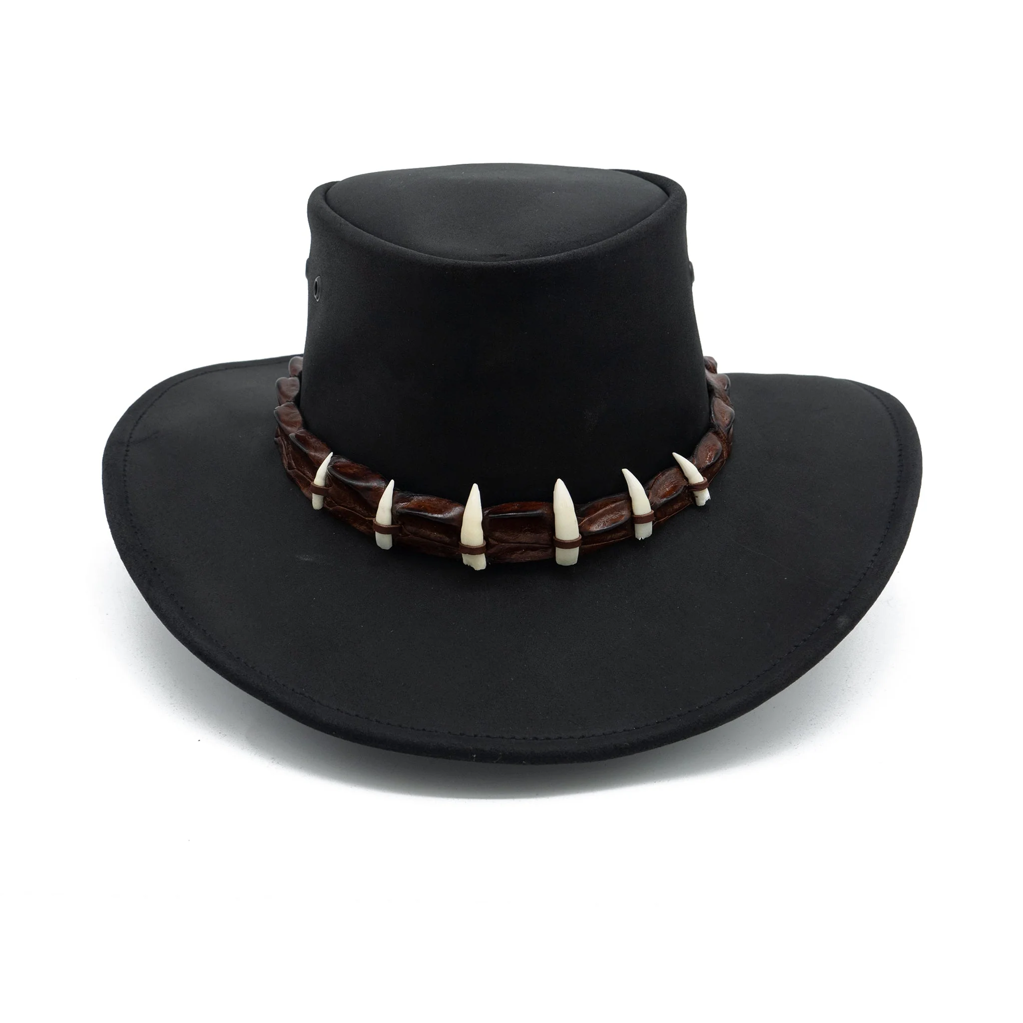 Dundee Shapeable Leather Hat - Image 3