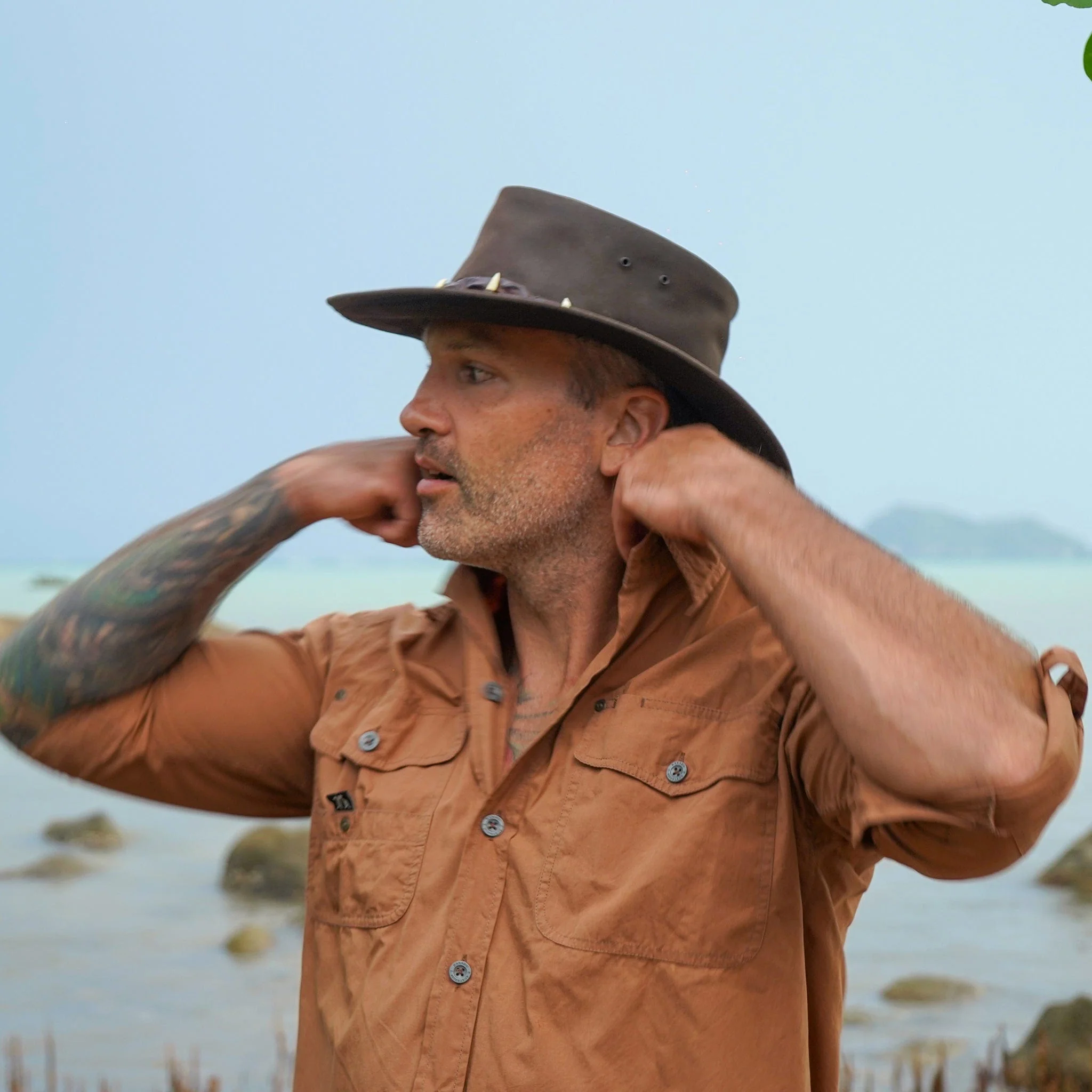 Dundee Shapeable Leather Hat - Image 7