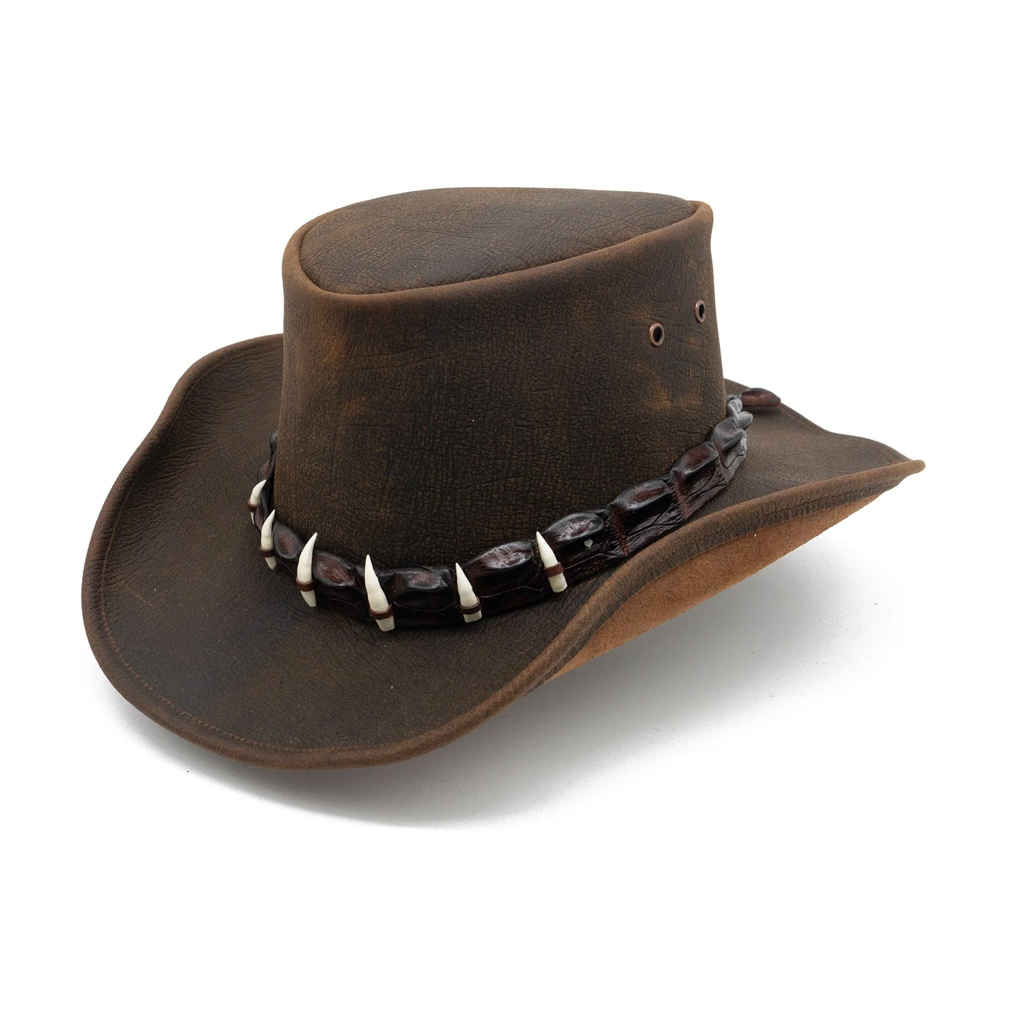 Dundee Shapeable Leather Hat - Image 9