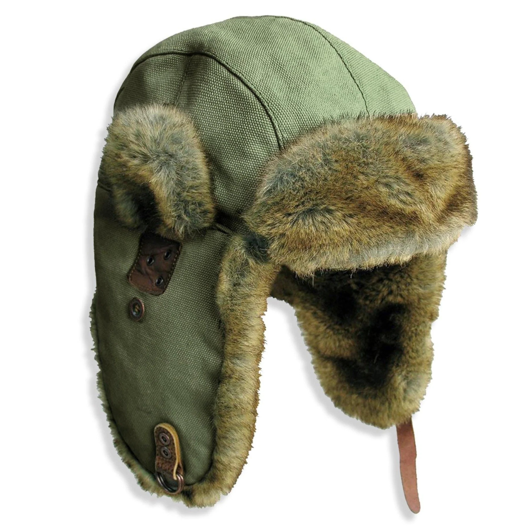 Huskie Canvas Aviator Hat - Image 5