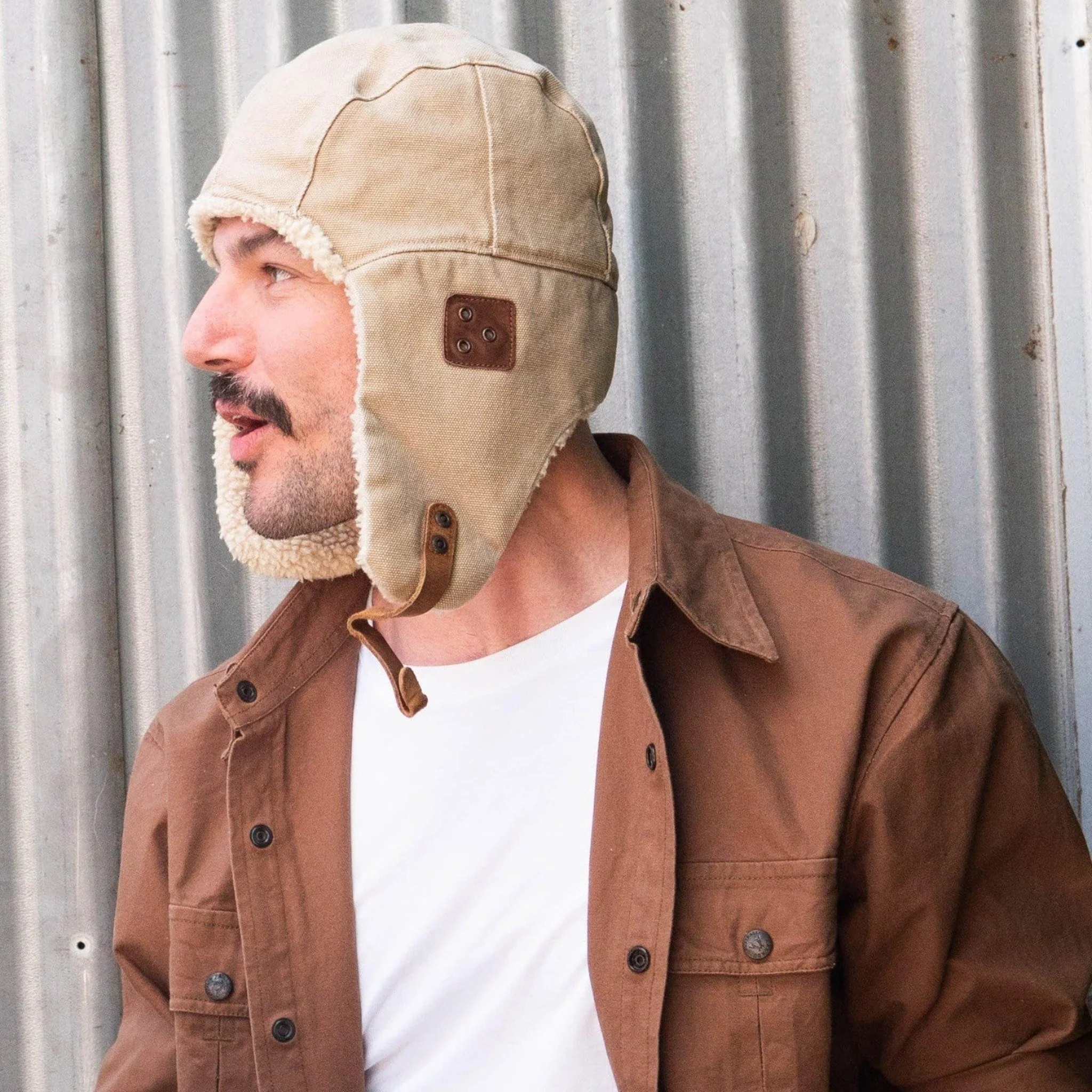 Baron Canvas Aviator Cap - Image 13