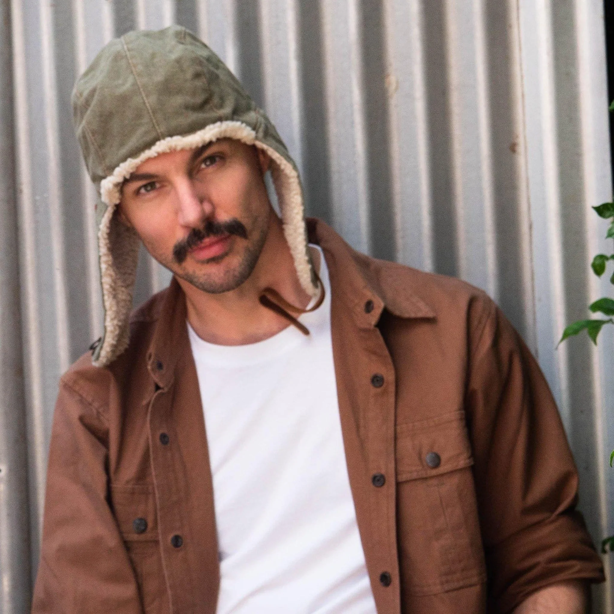 Baron Canvas Aviator Cap - Image 8