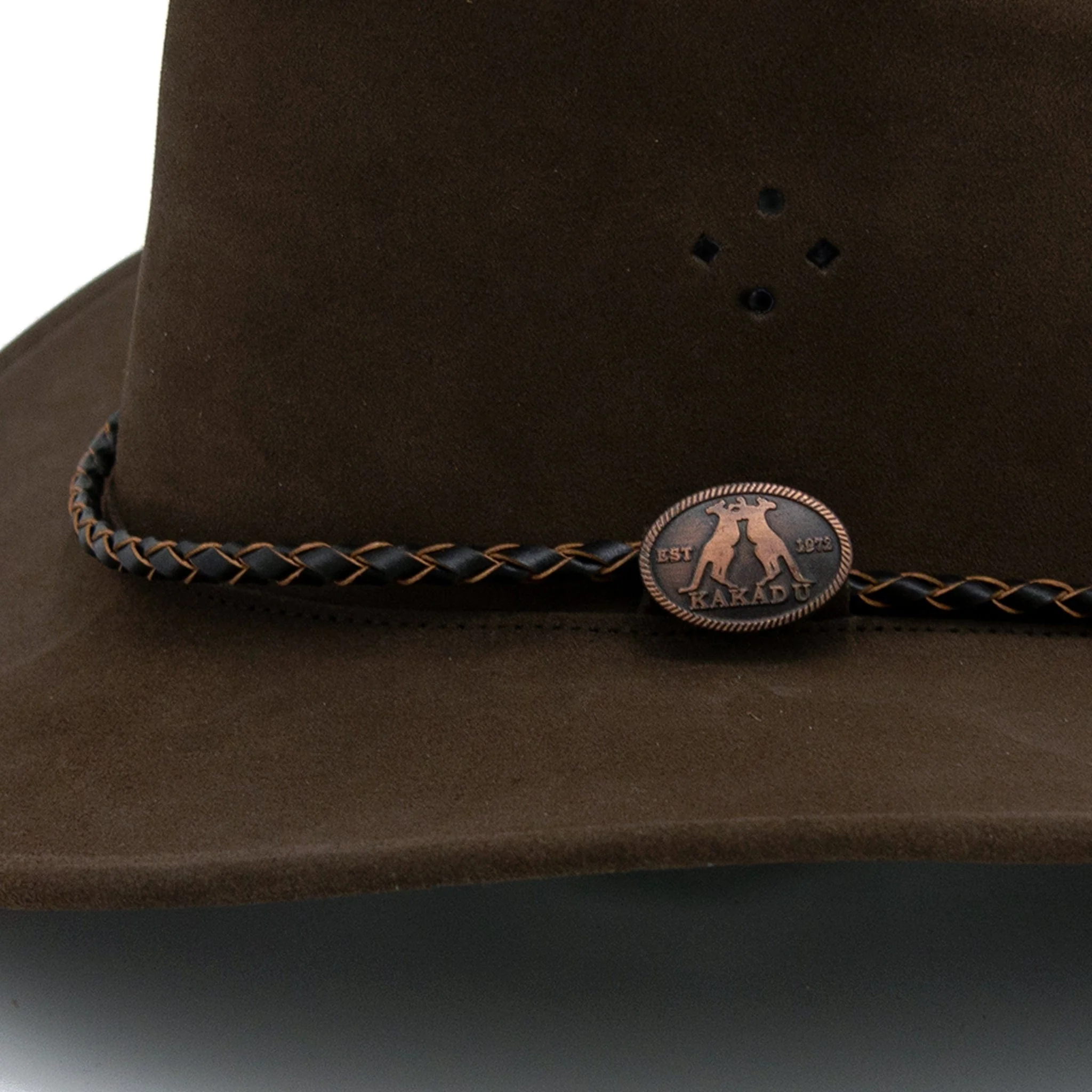 Queenslander Suede Leather Hat - Image 12