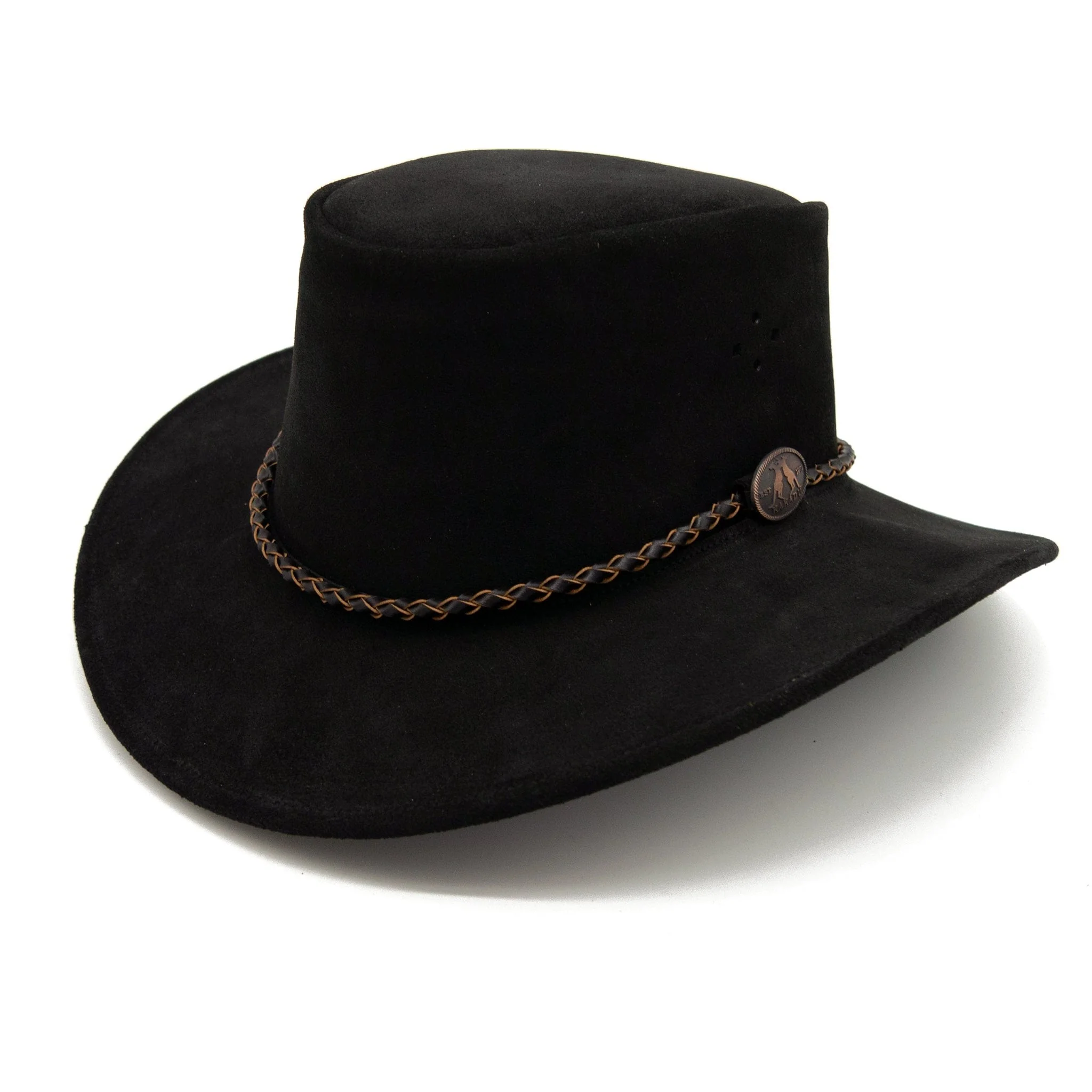 Queenslander Suede Leather Hat - Image 13