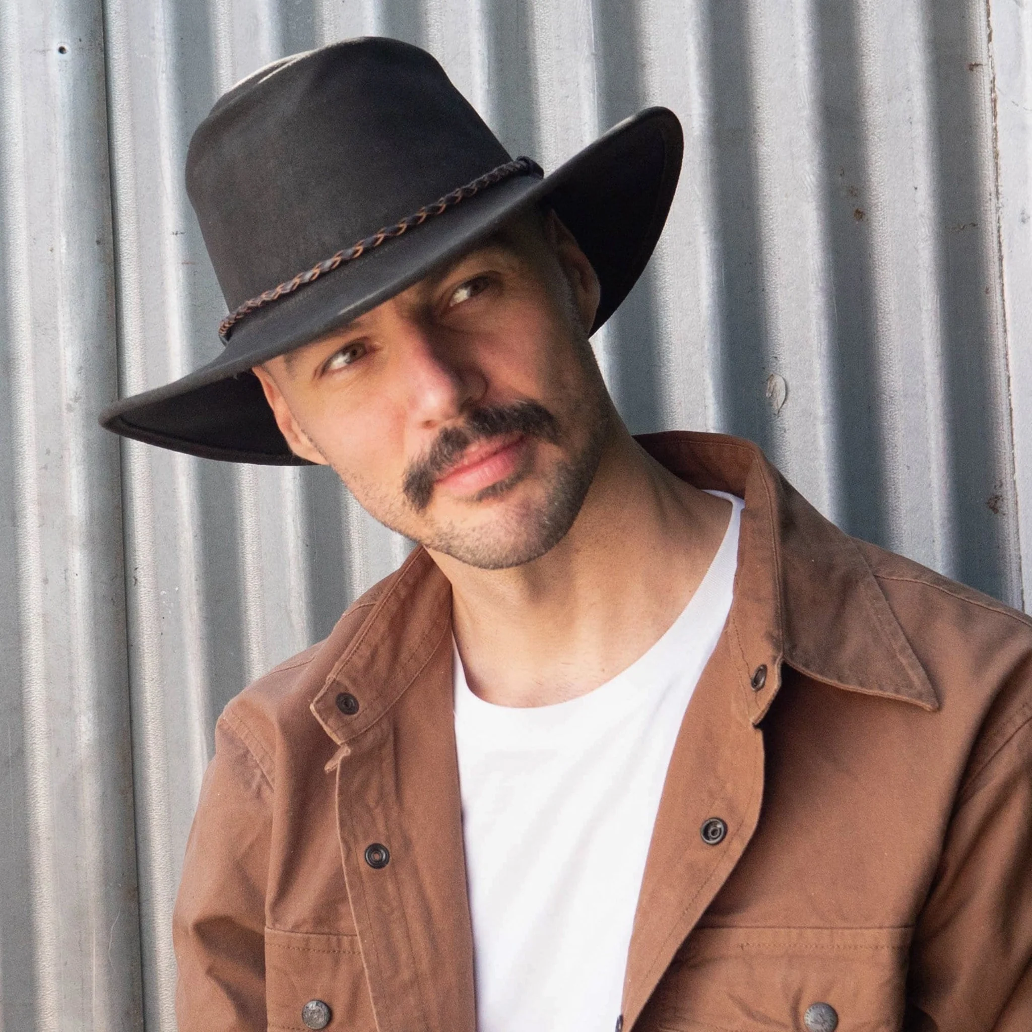 Queenslander Suede Leather Hat - Image 14