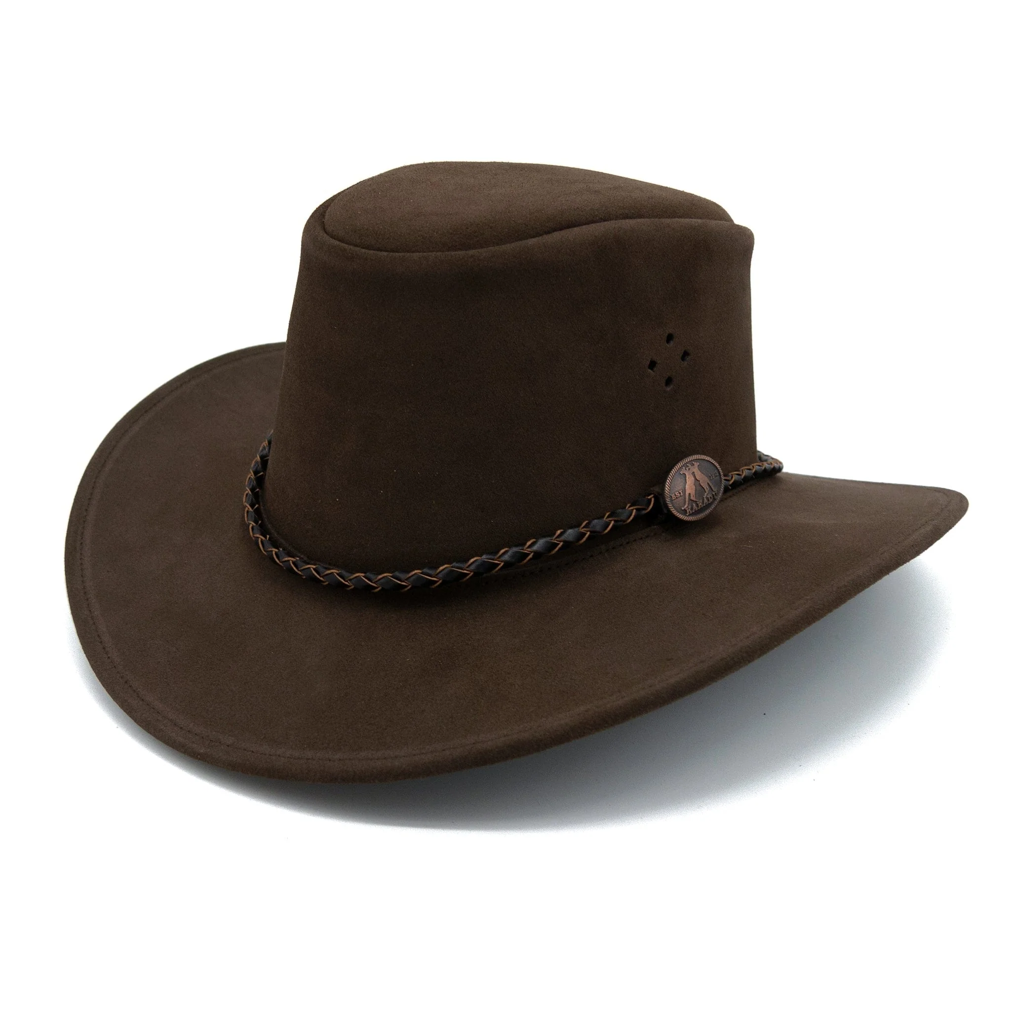 Queenslander Suede Leather Hat - Image 7