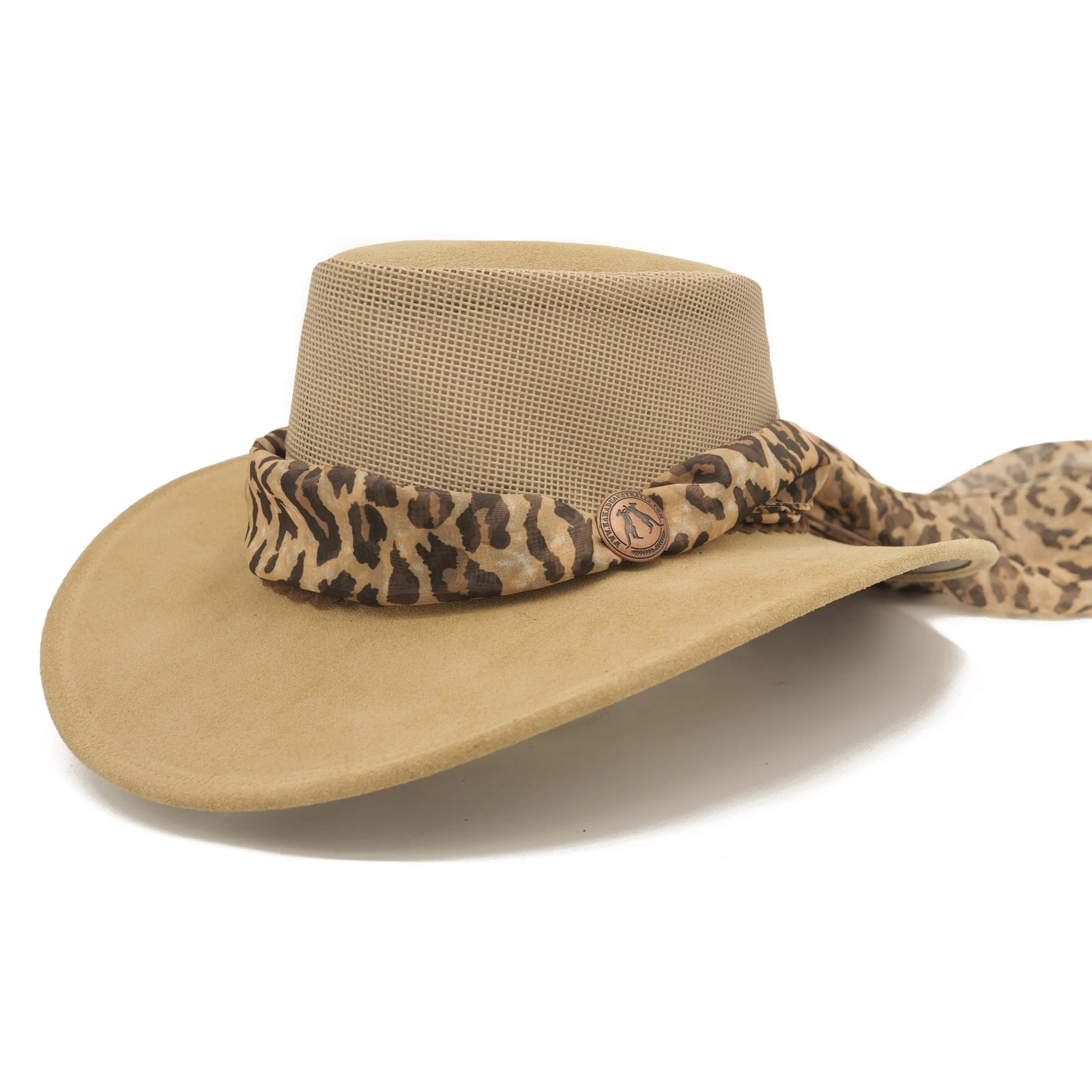 Bendigo Breeze Hat with Leopard Scarf - Image 3