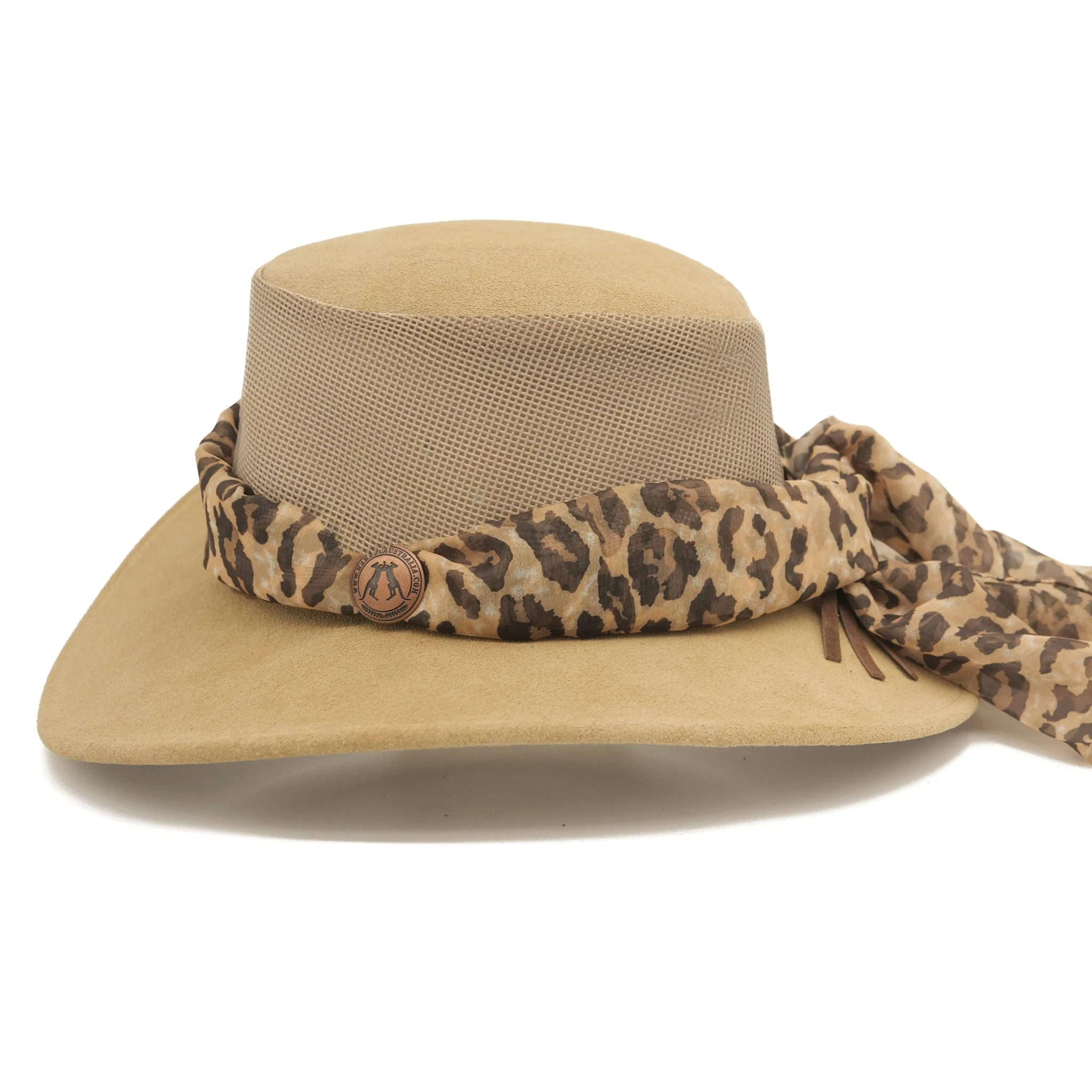 Bendigo Breeze Hat with Leopard Scarf - Image 4