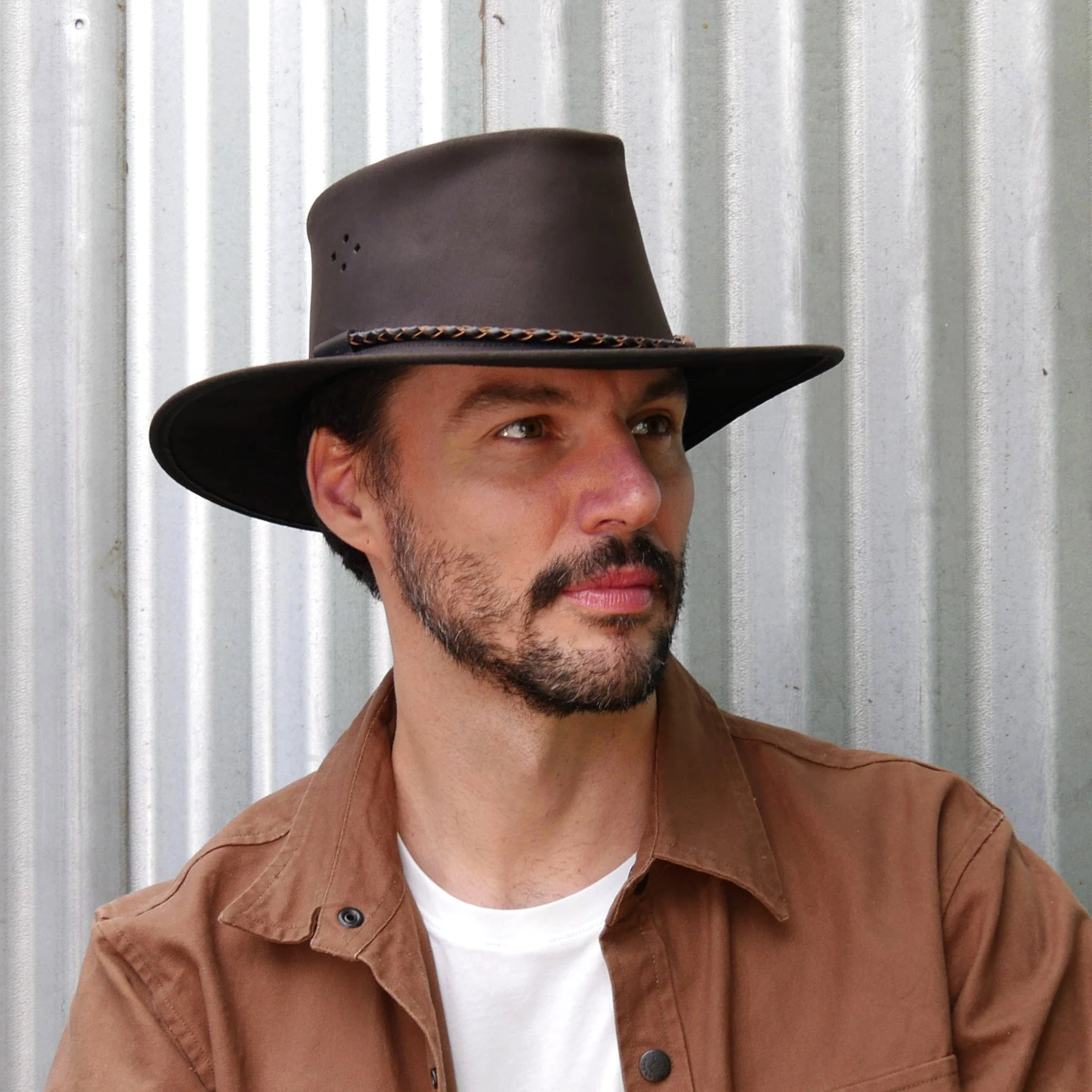 Sydney Leather Hat - Image 14