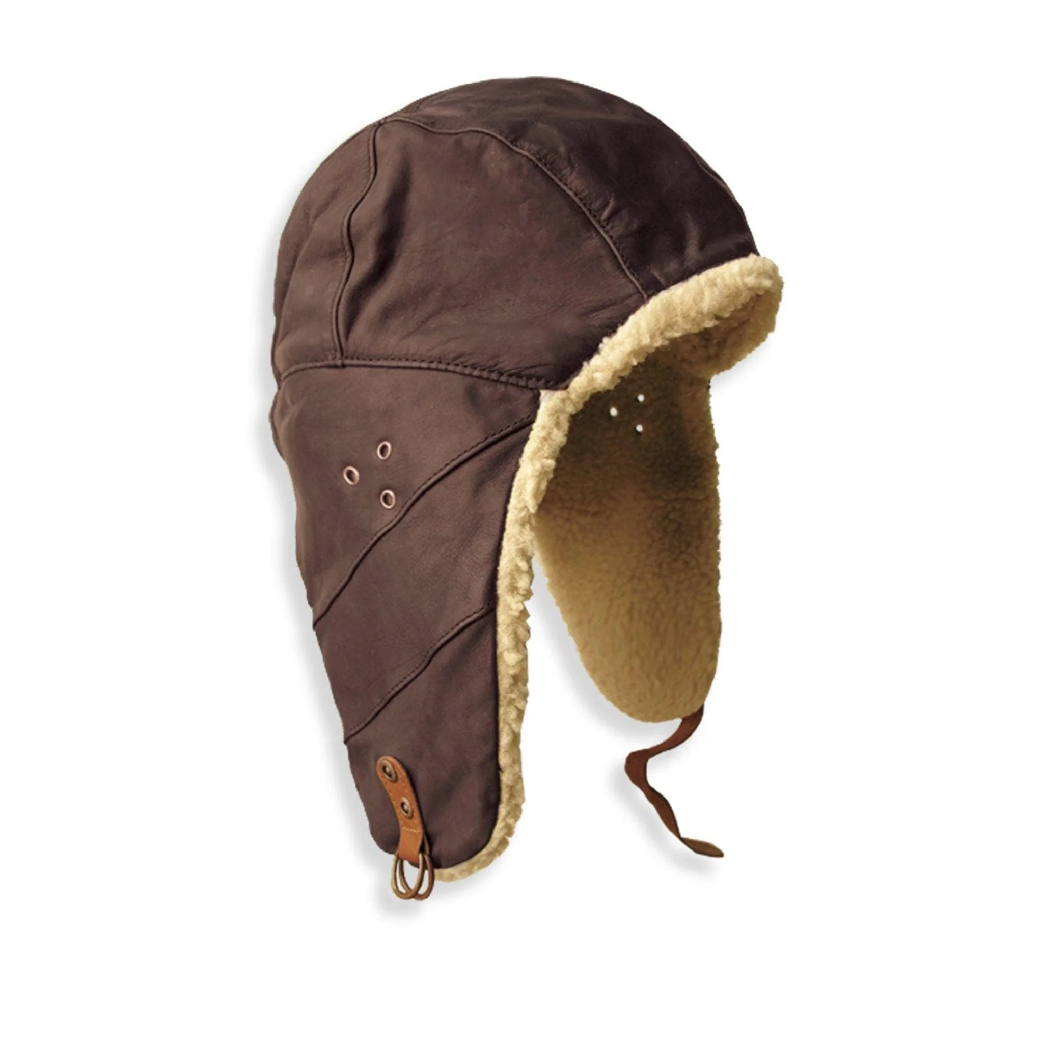 Flying Doctor Leather Aviator Hat - Image 4