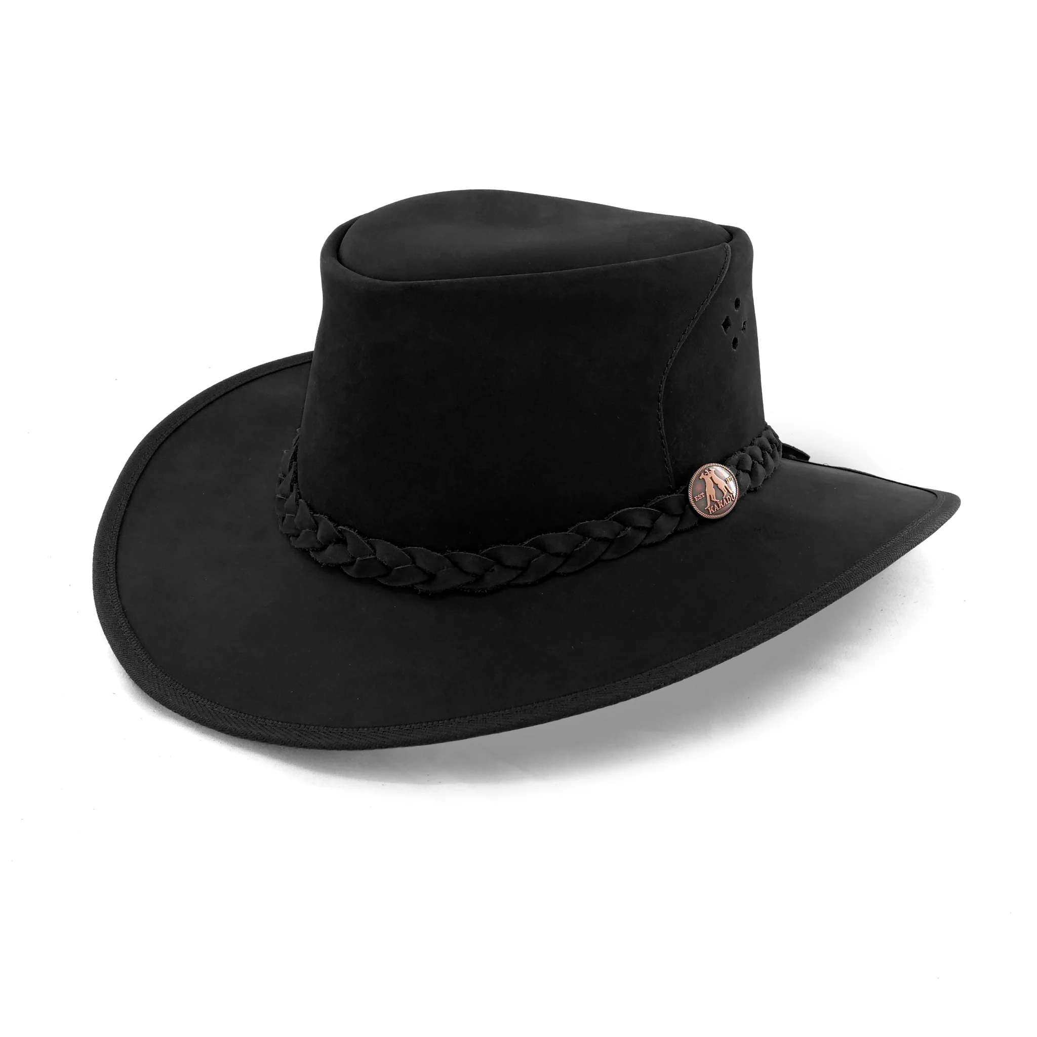 Albany Leather Hat - Image 8