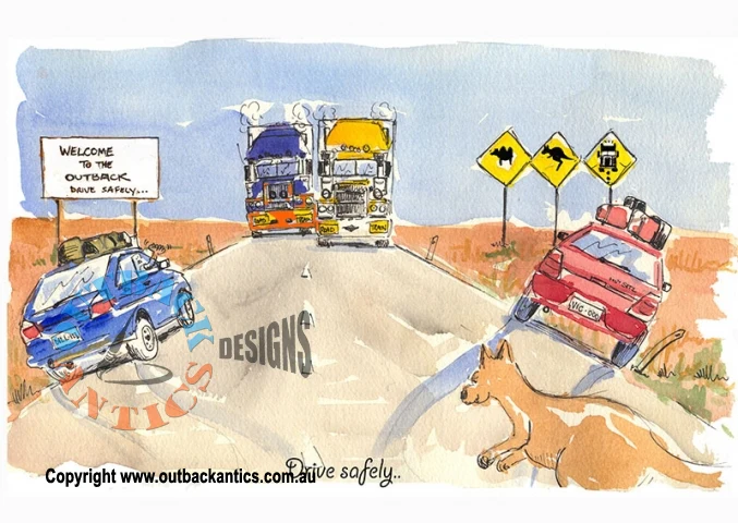 "Drive safely" Greeting Card - Image 3