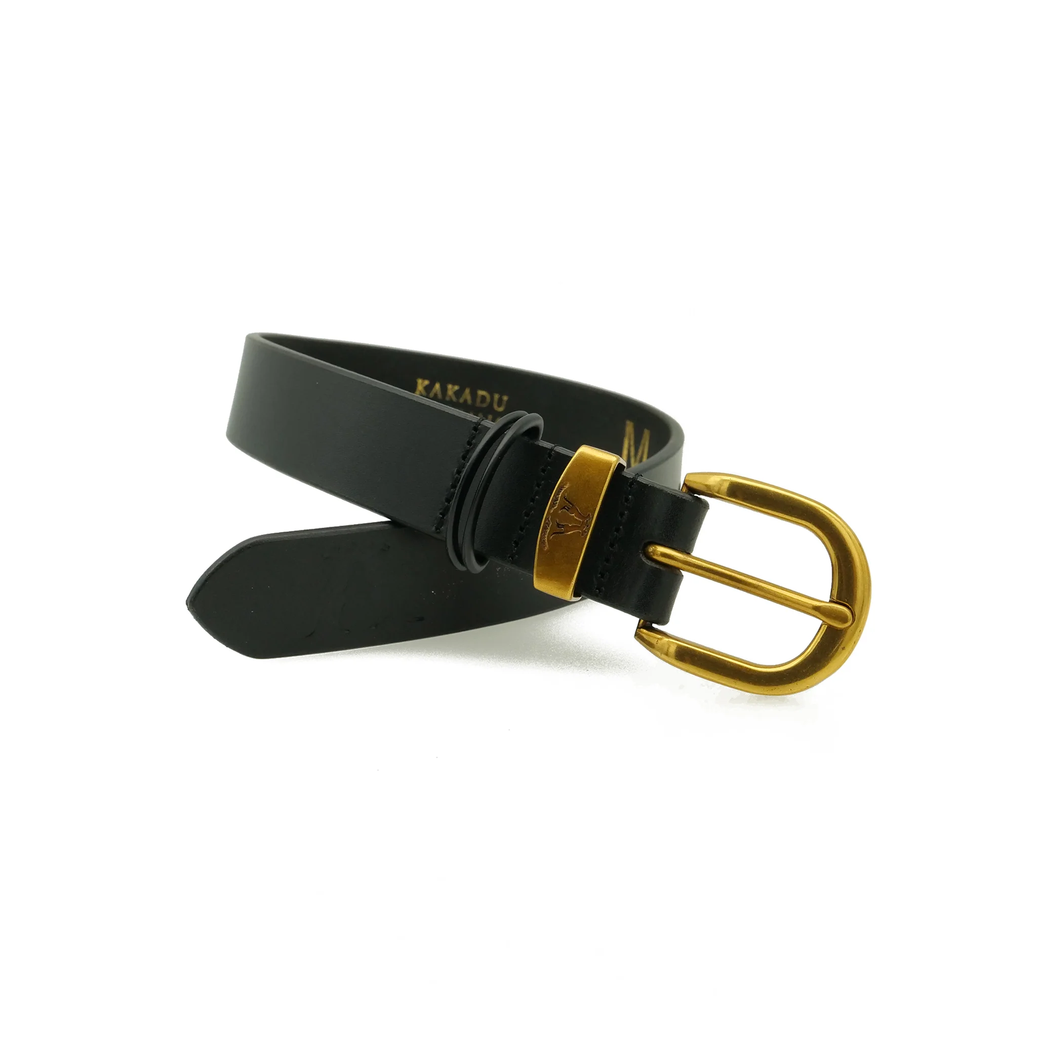 Dog Collar 28mm with Gold Buckle - Image 2