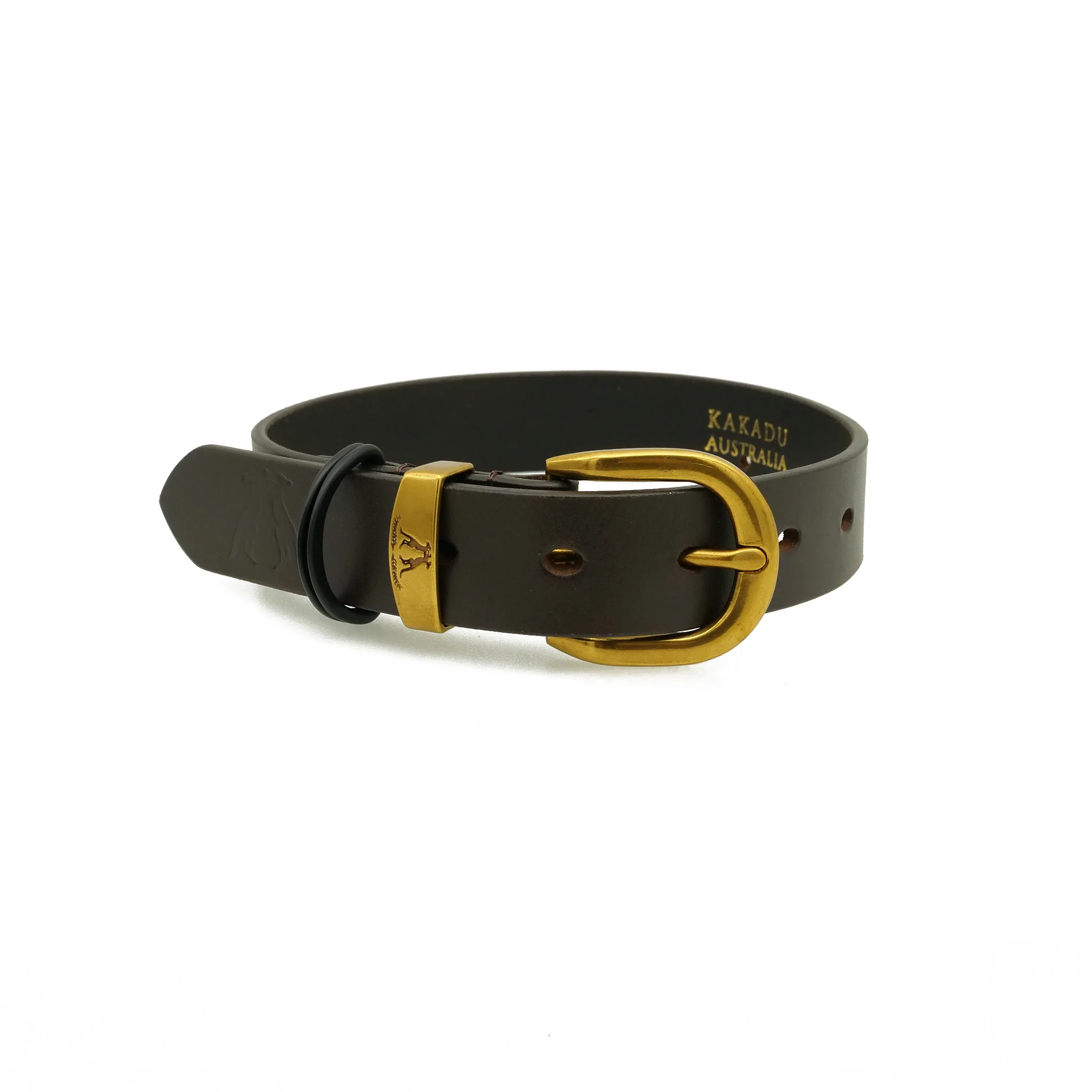 Dog Collar 28mm with Gold Buckle - Image 6