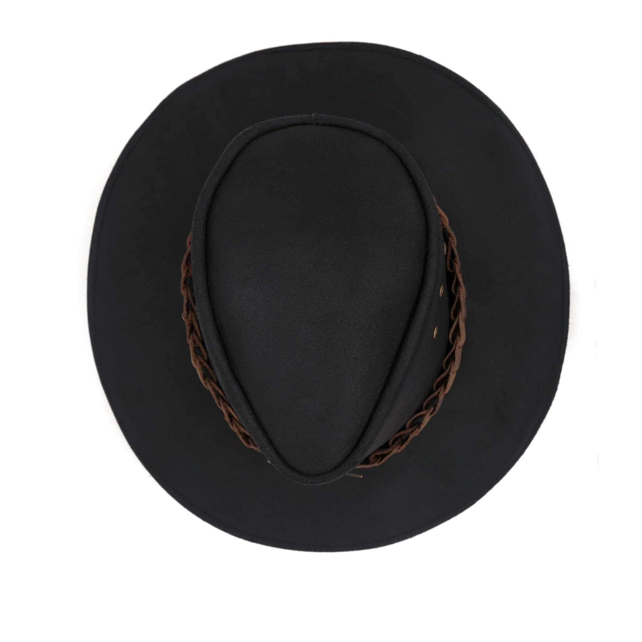 Kids Brumby Shapeable Leather Hat - Image 10