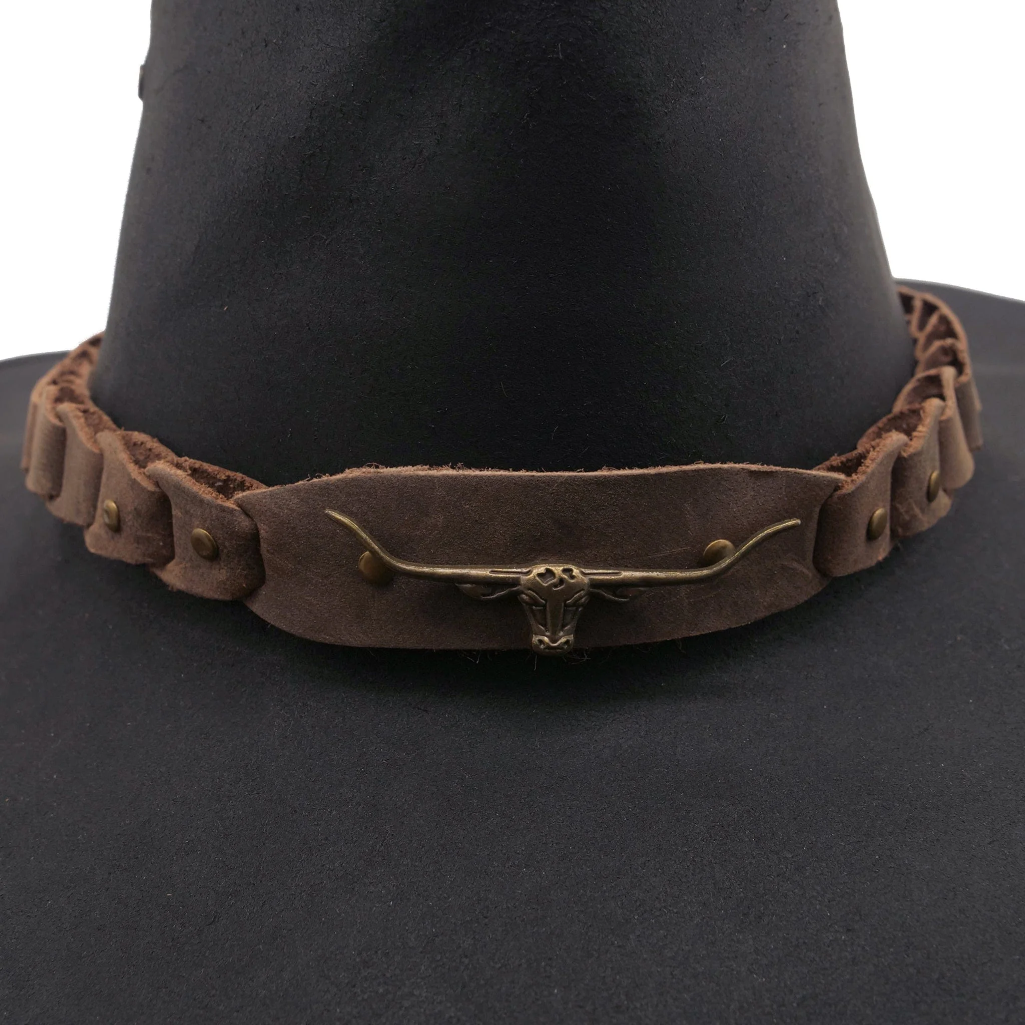 Kids Brumby Shapeable Leather Hat - Image 11
