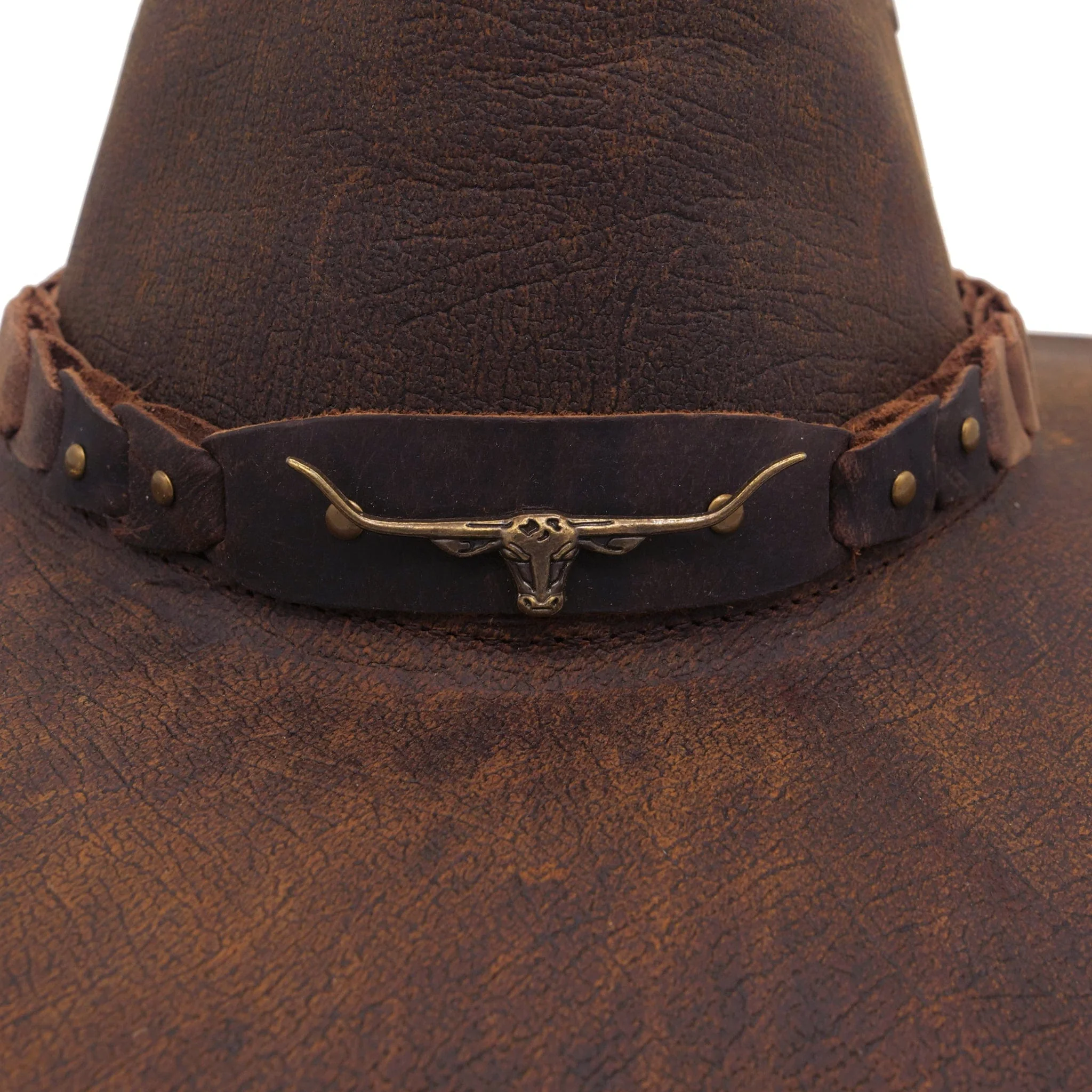 Kids Brumby Shapeable Leather Hat - Image 5