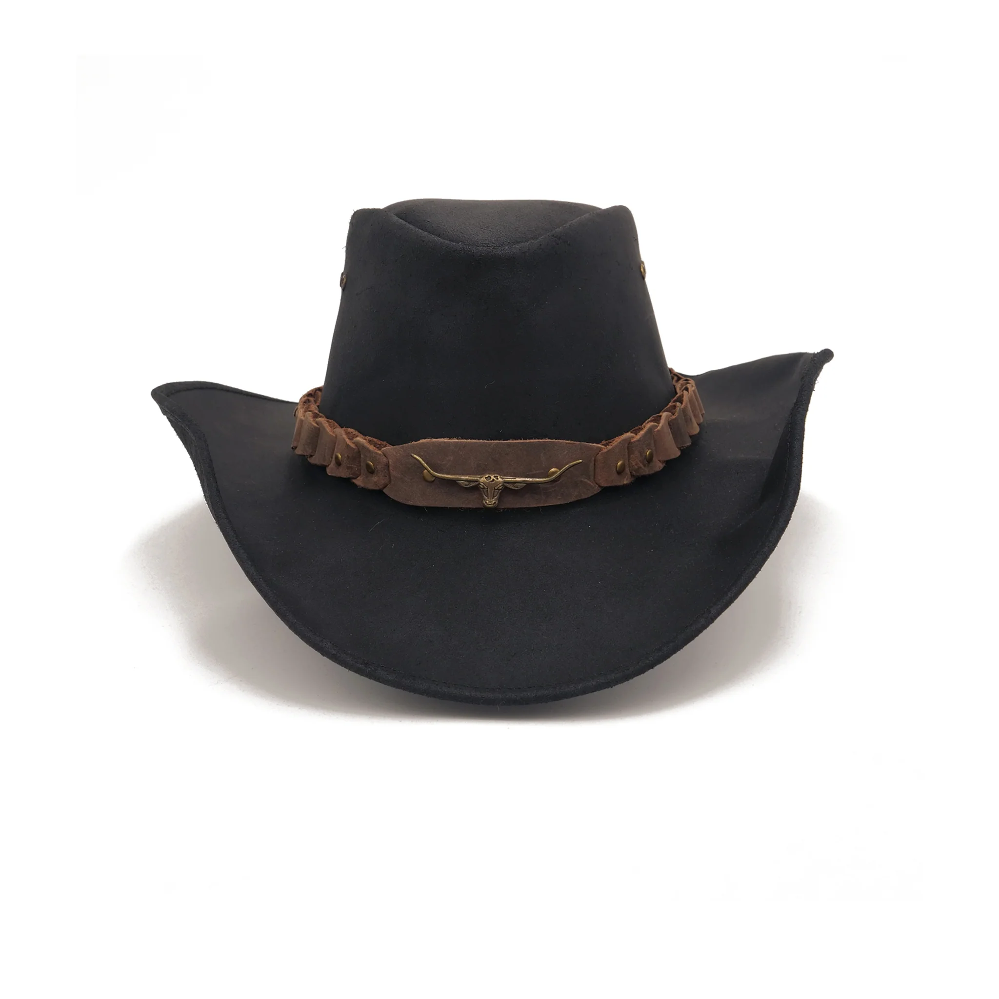 Kids Brumby Shapeable Leather Hat - Image 6