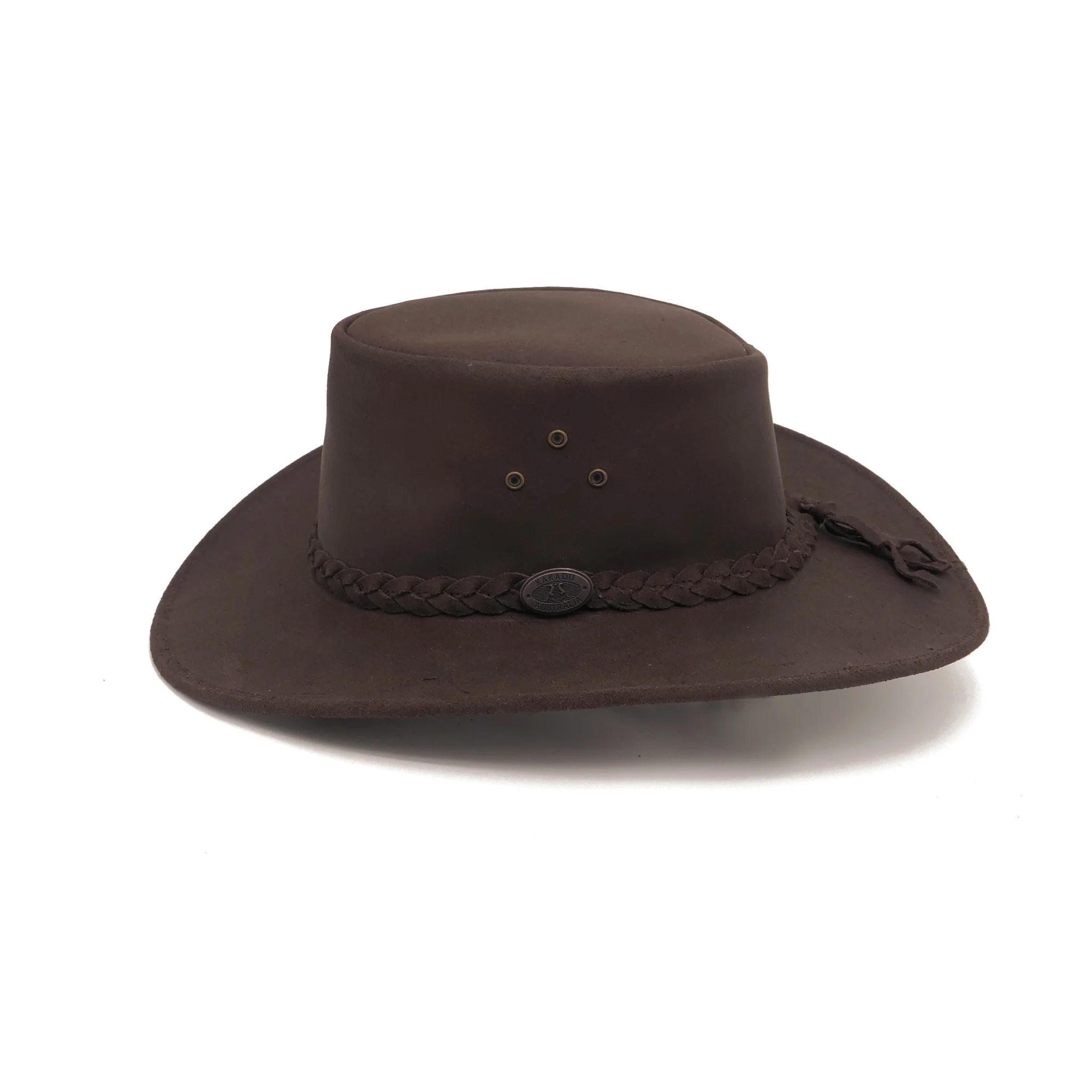 Kids Busselton Leather Hat - Image 3